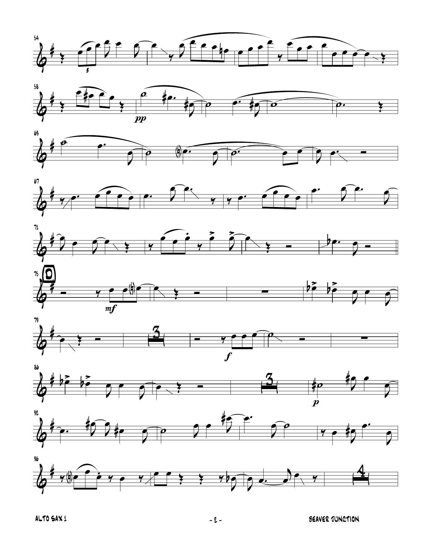 Beaver Junction (B.Harding) H.Edison C.Basie — page 2