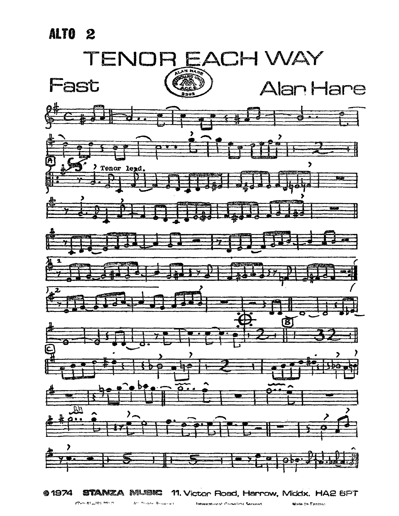 Tenor Each Way — page 3