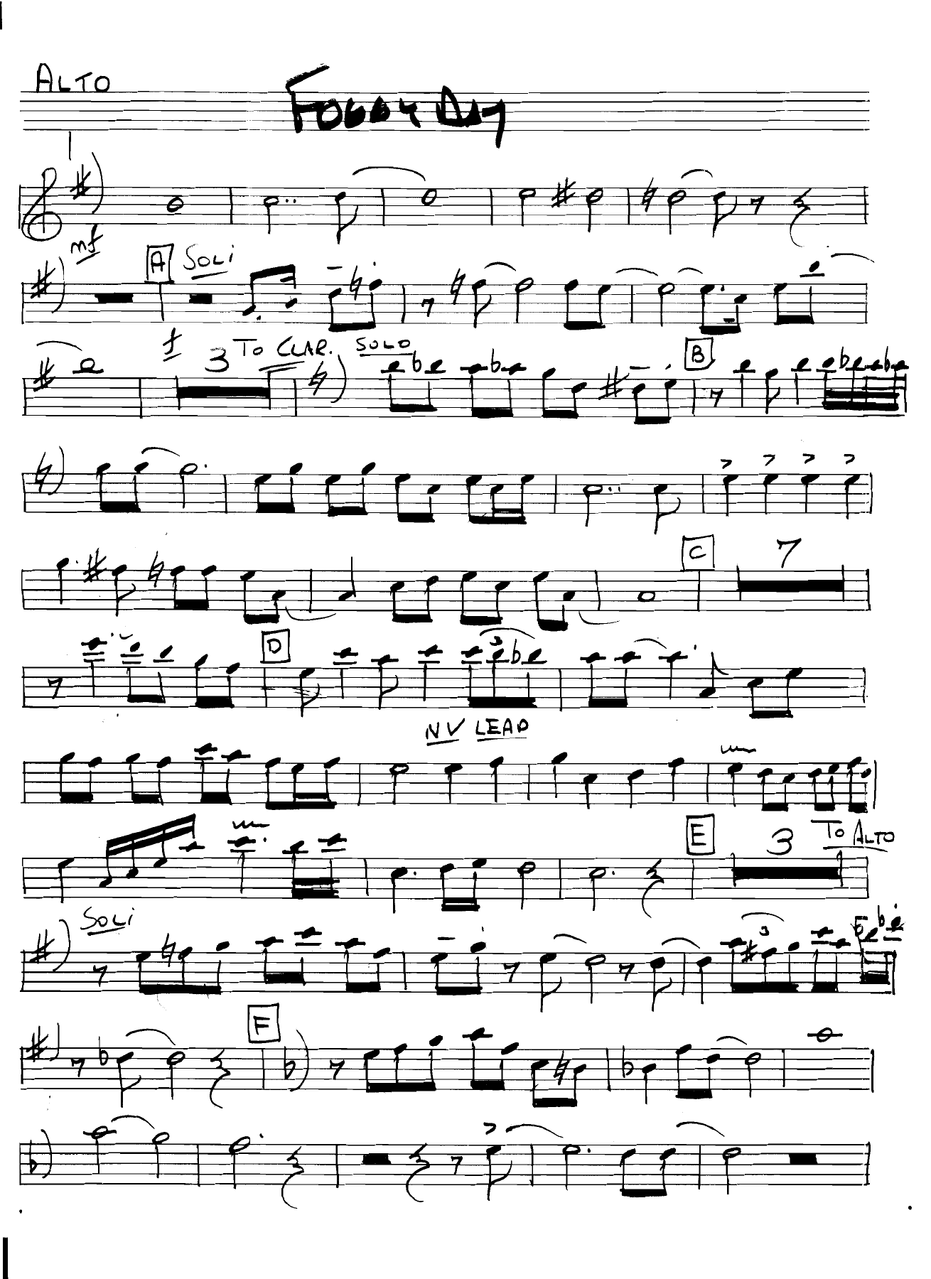 A Foggy Day — sheet music preview