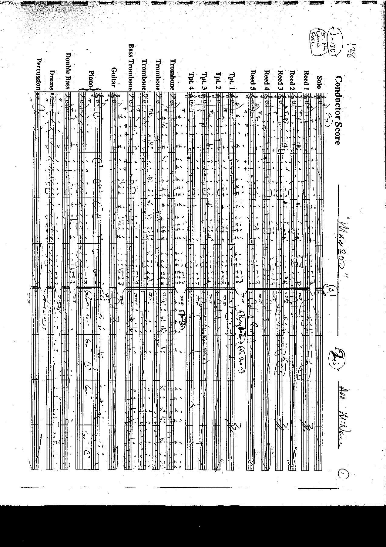 Mambop — sheet music cover (first page)