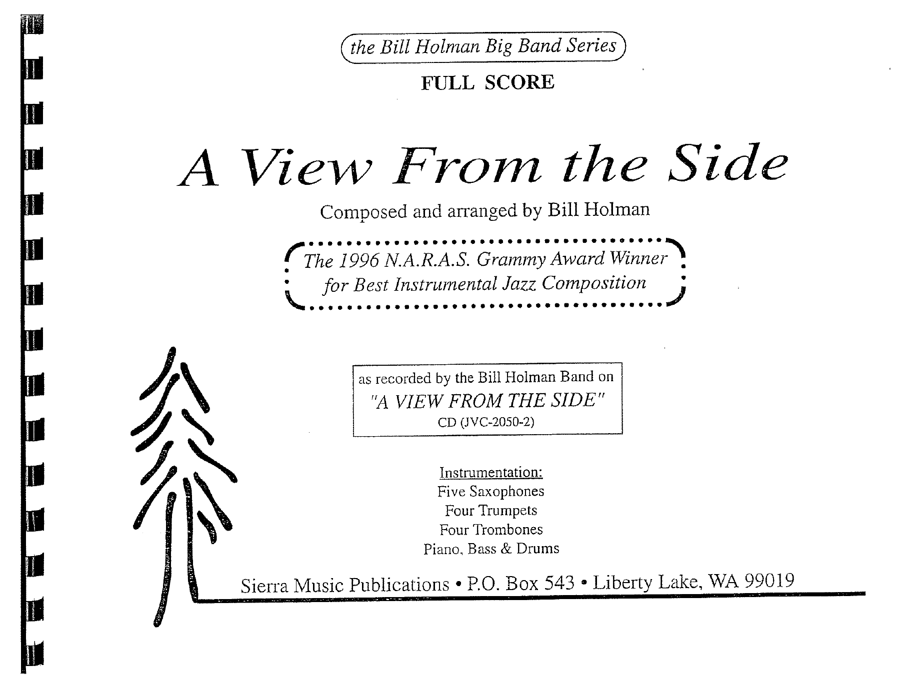 A View From The Side — sheet music cover (first page)