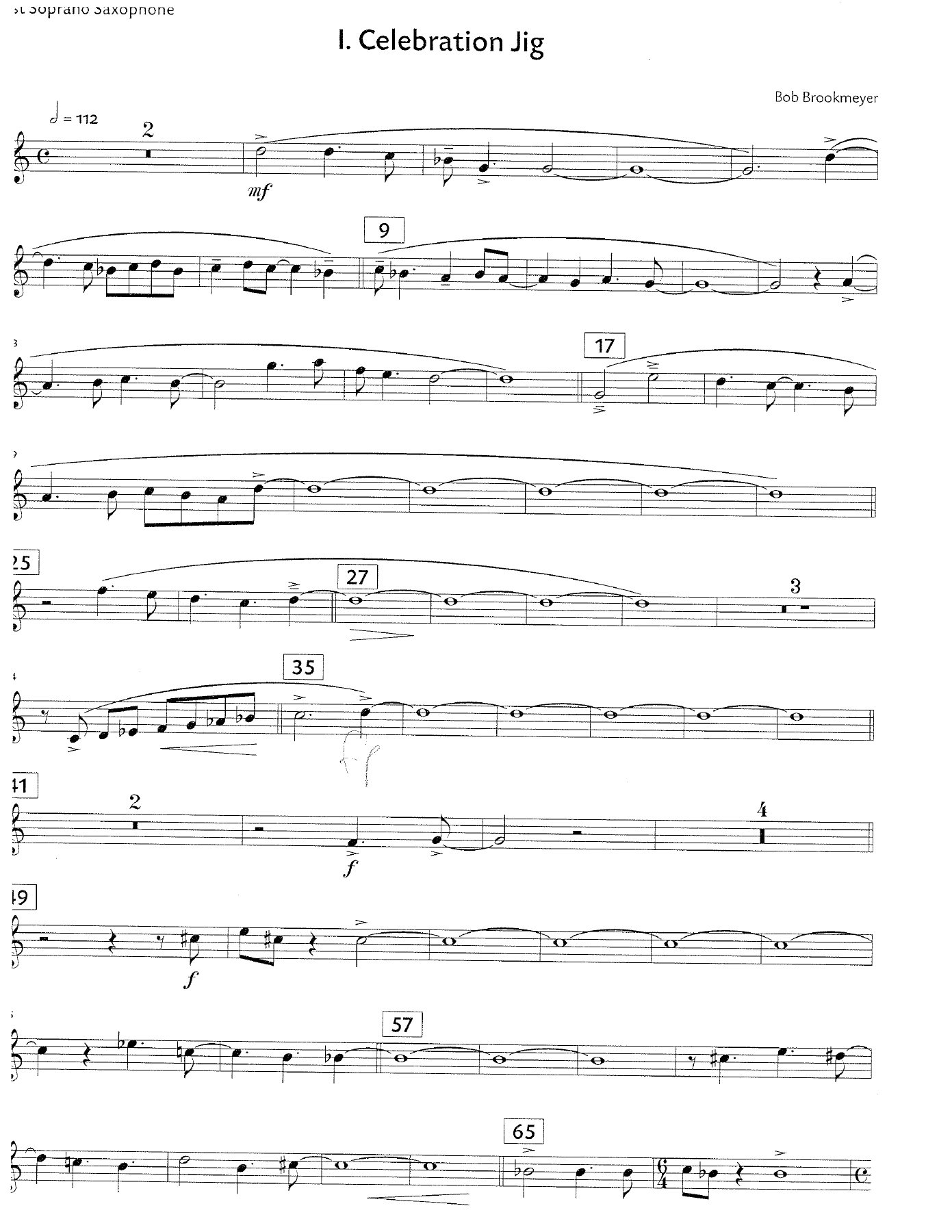 Celebration Jig — sheet music preview