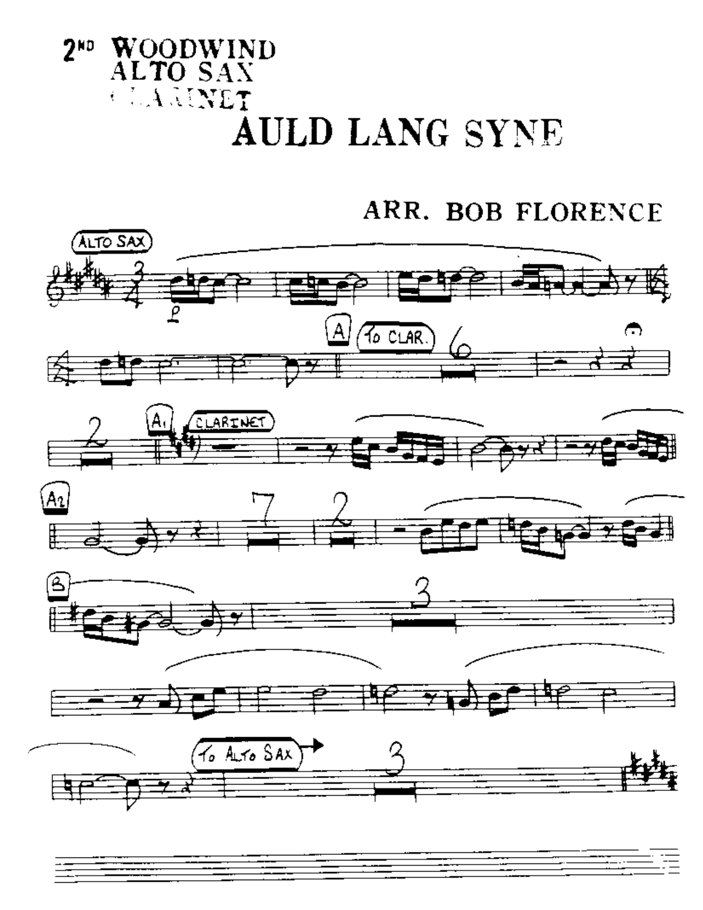 Auld Lang Syne — page 3