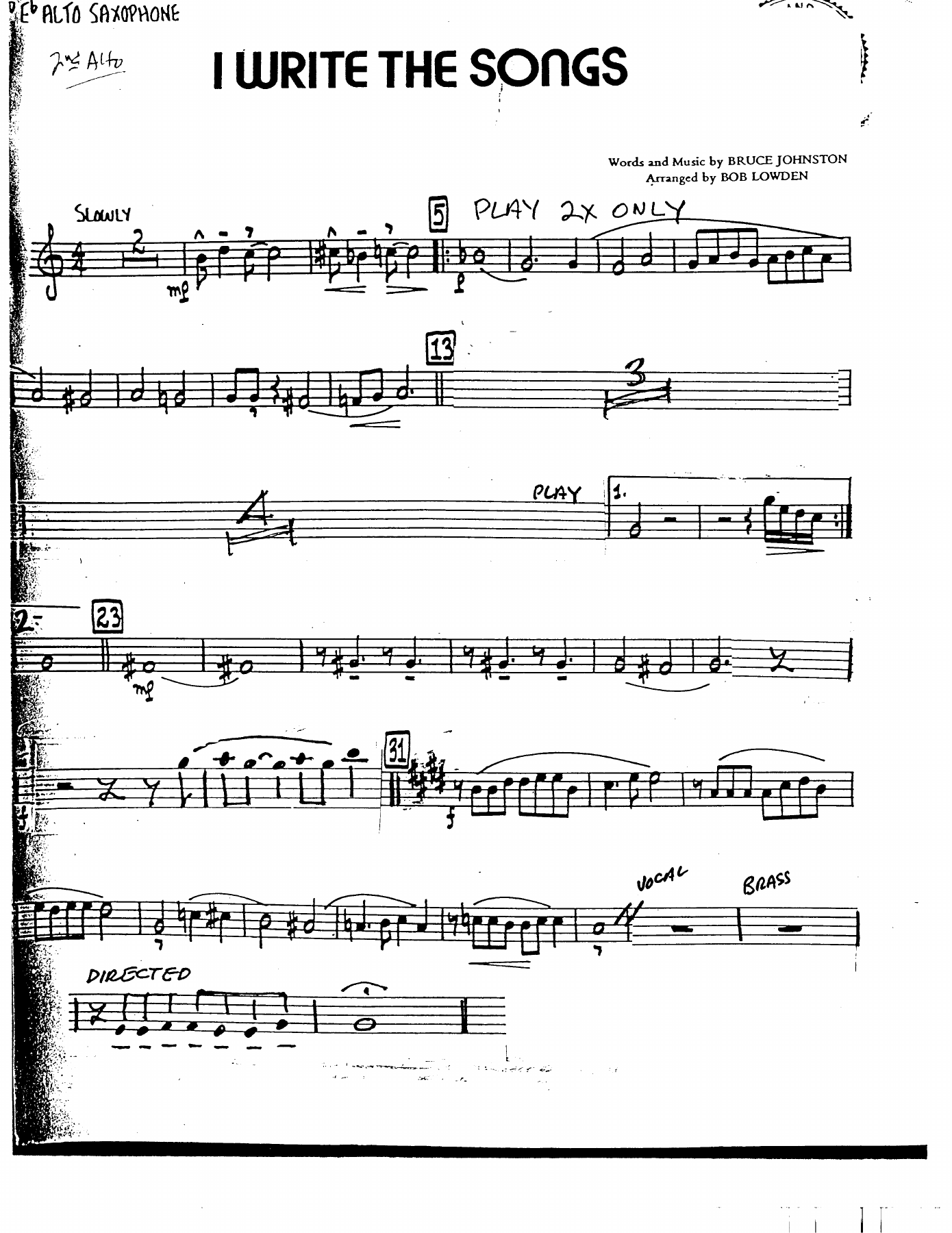 I Write The Songs — page 2