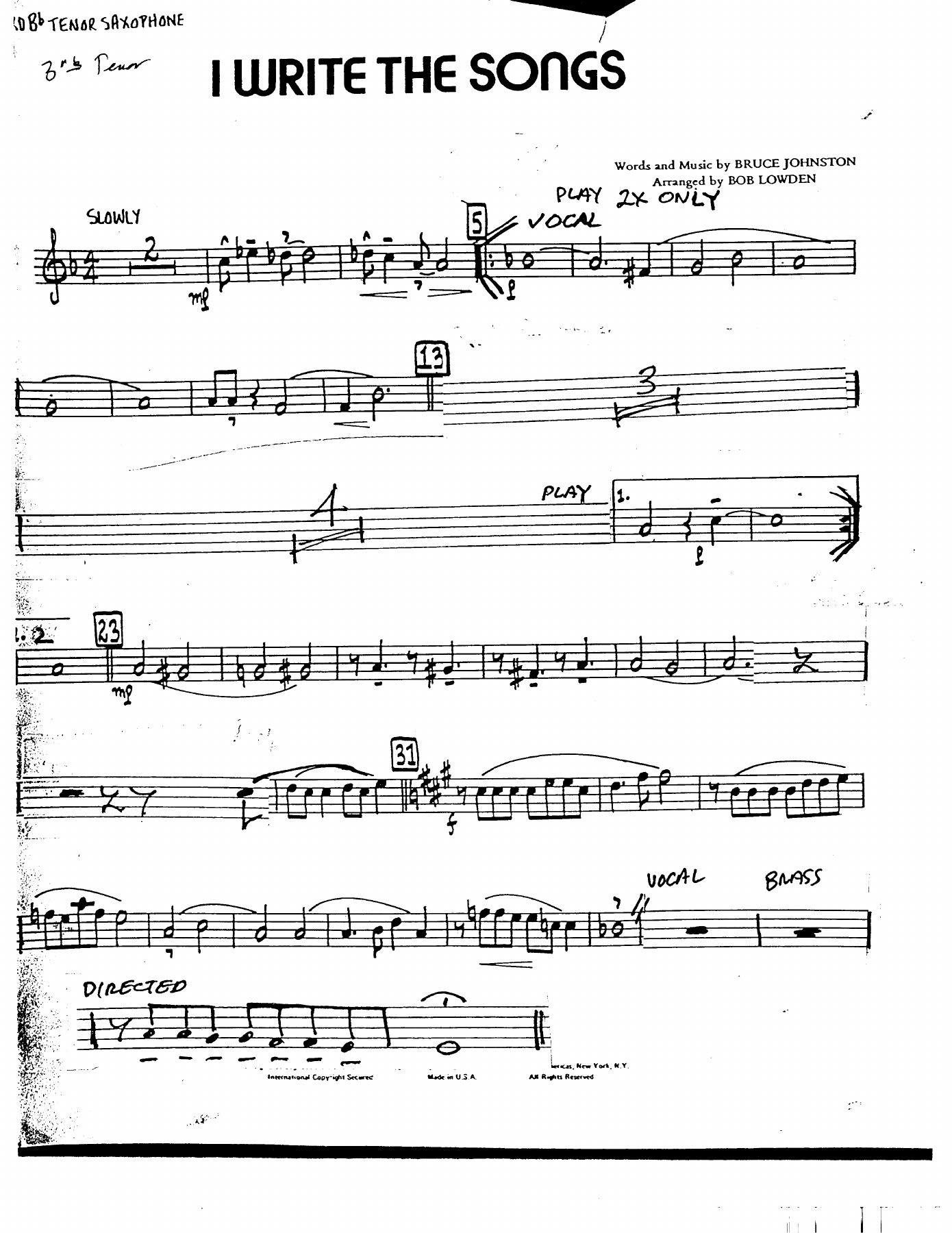 I Write The Songs — page 3