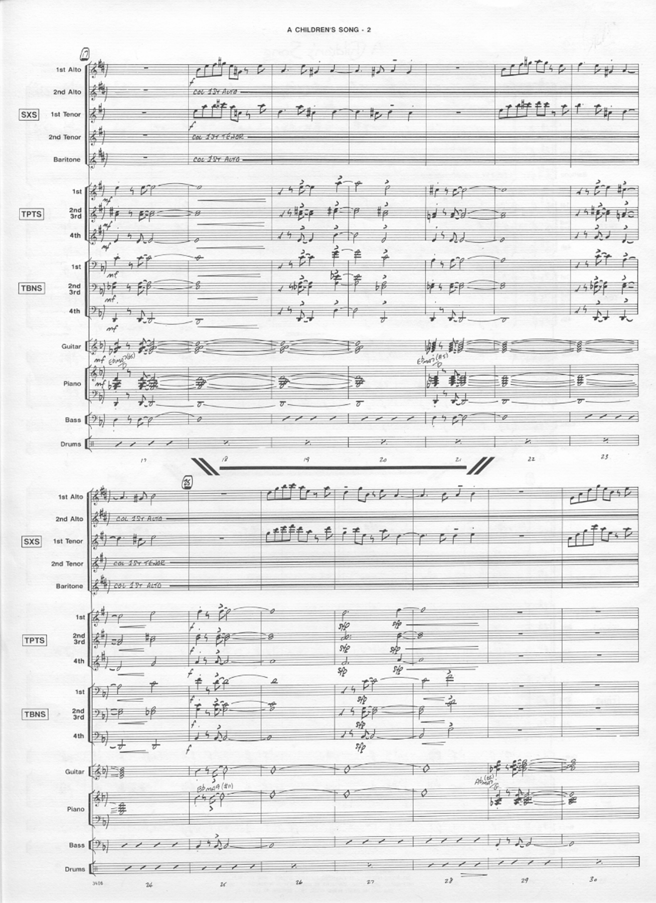 A Childrens Song — page 2