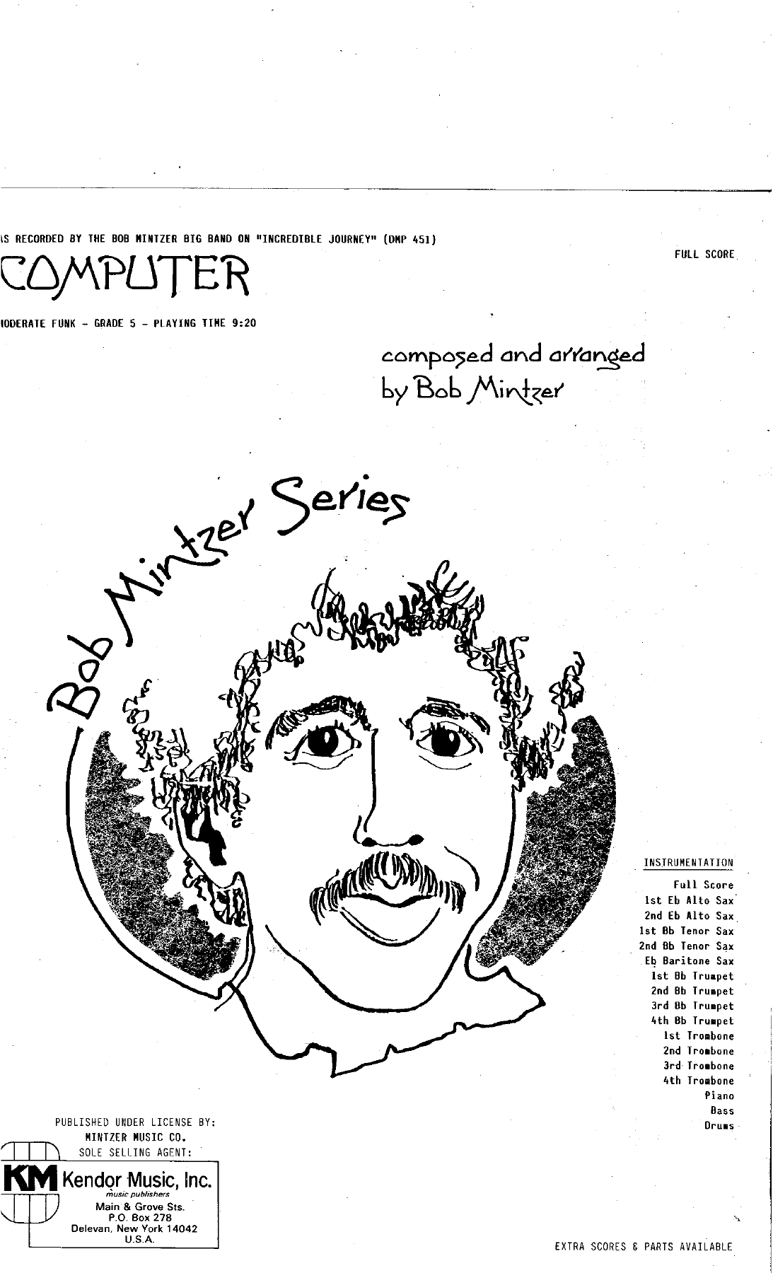 Computer — sheet music cover (first page)