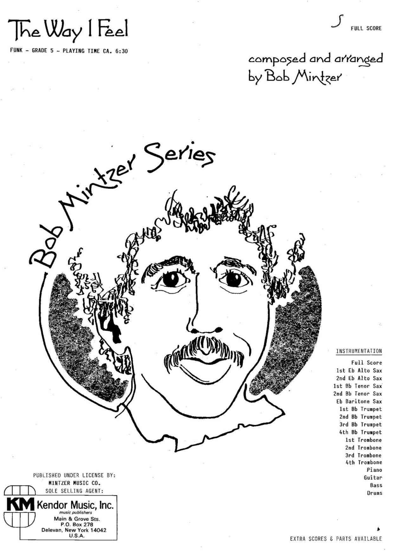 The Way I Feel — sheet music cover (first page)