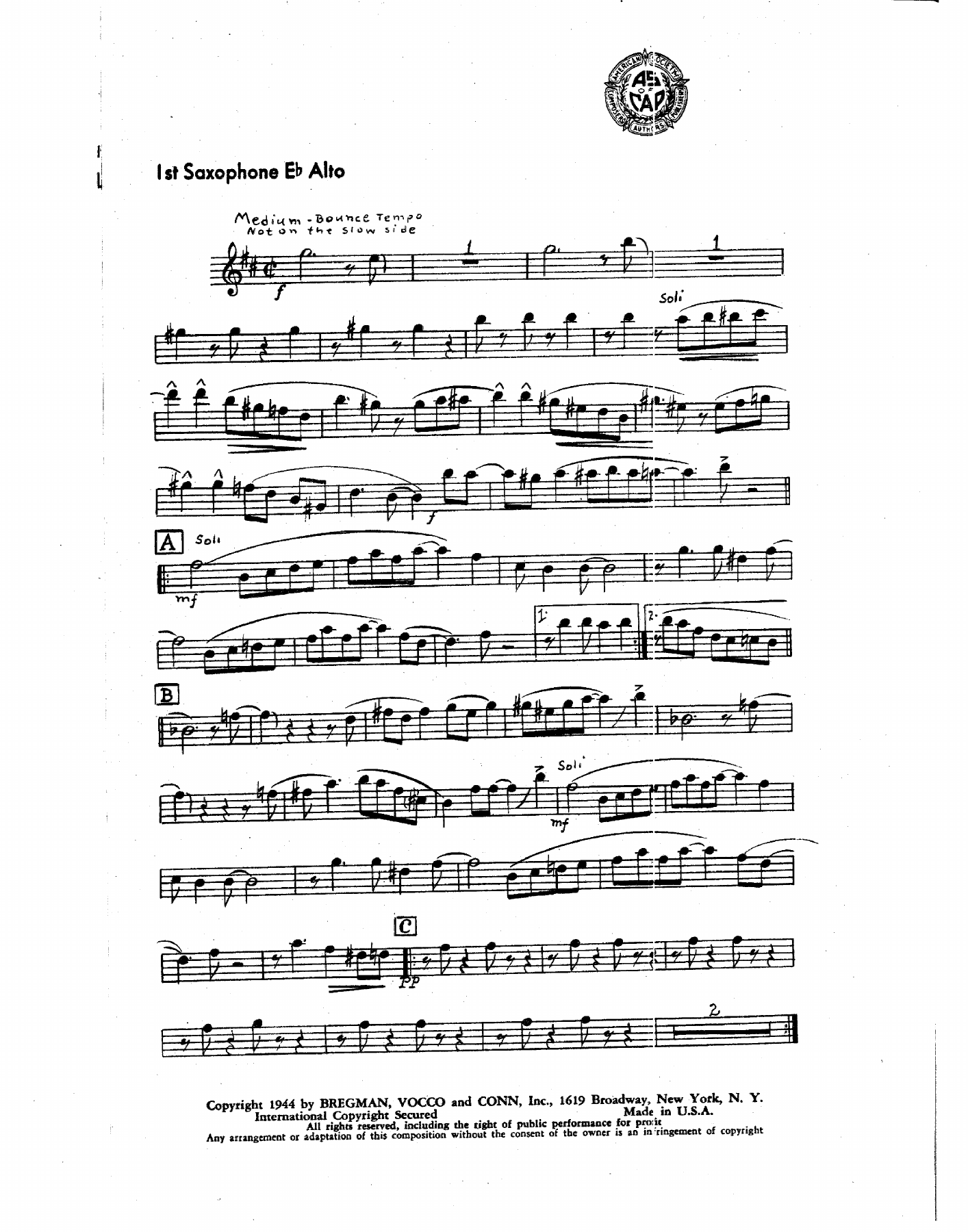 Swing Shift — Big Band sheet music arranged by B.Clayton | Jazz Standard