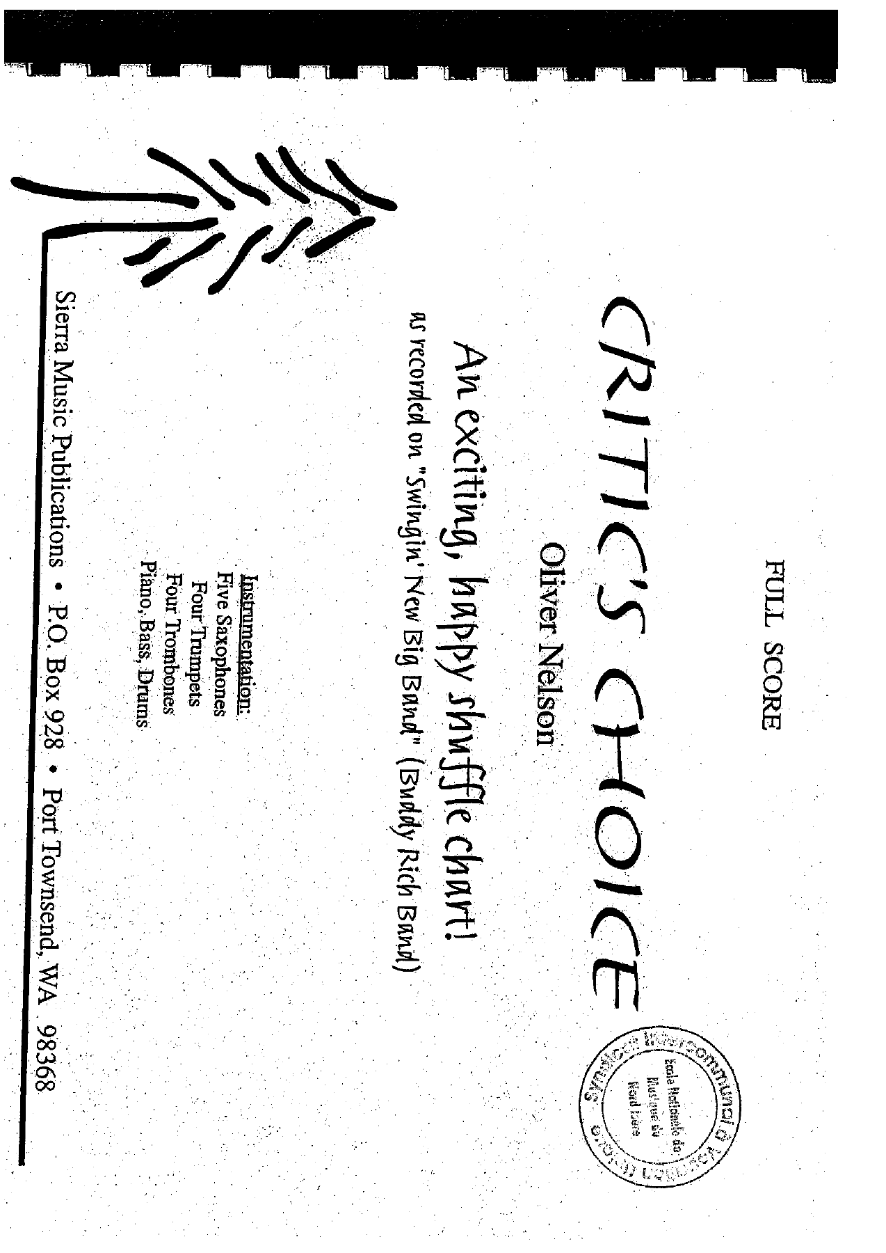 Critic's Choice (O.Nelson) B.Rich MP3 — page 2