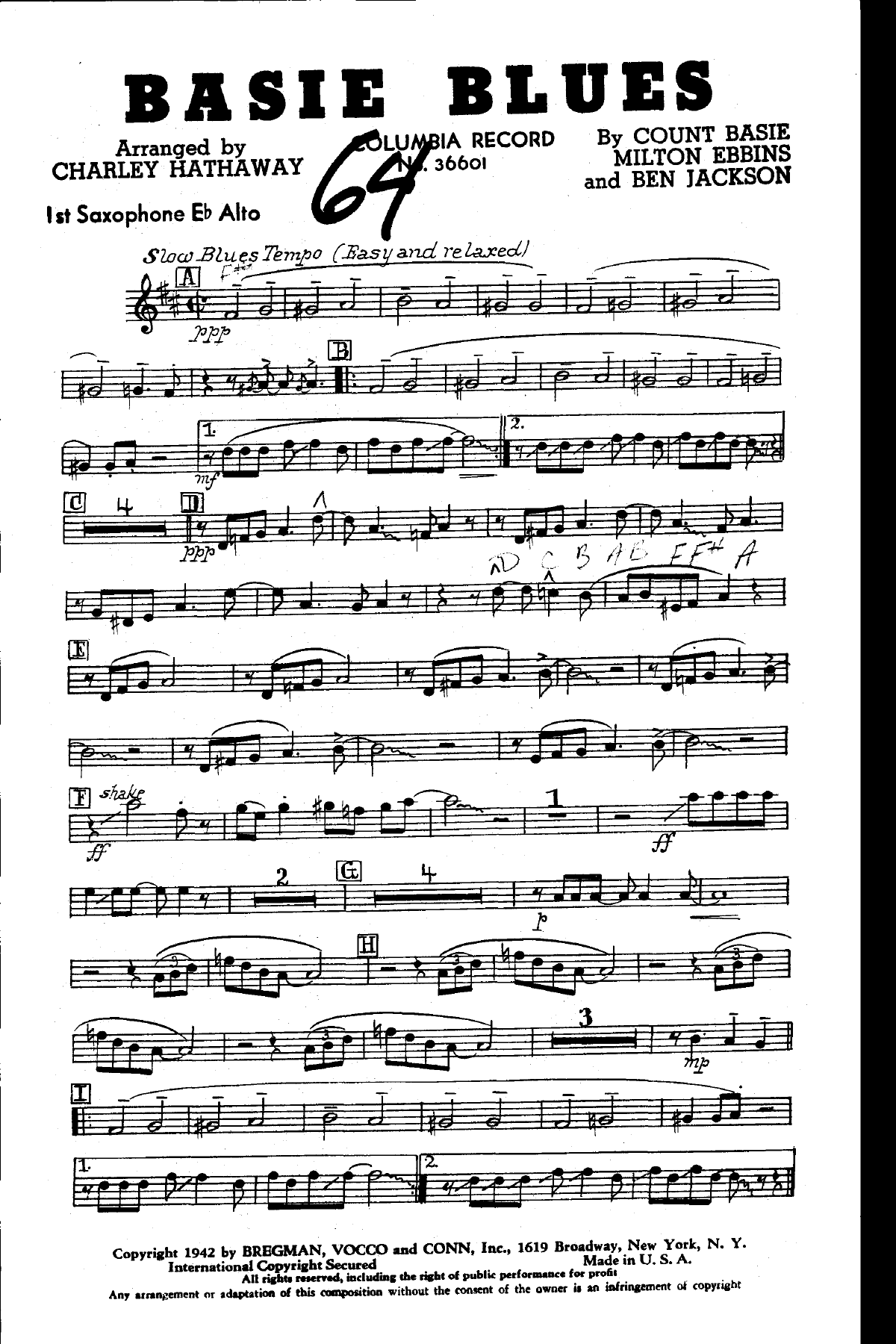 Basie Blues — page 3