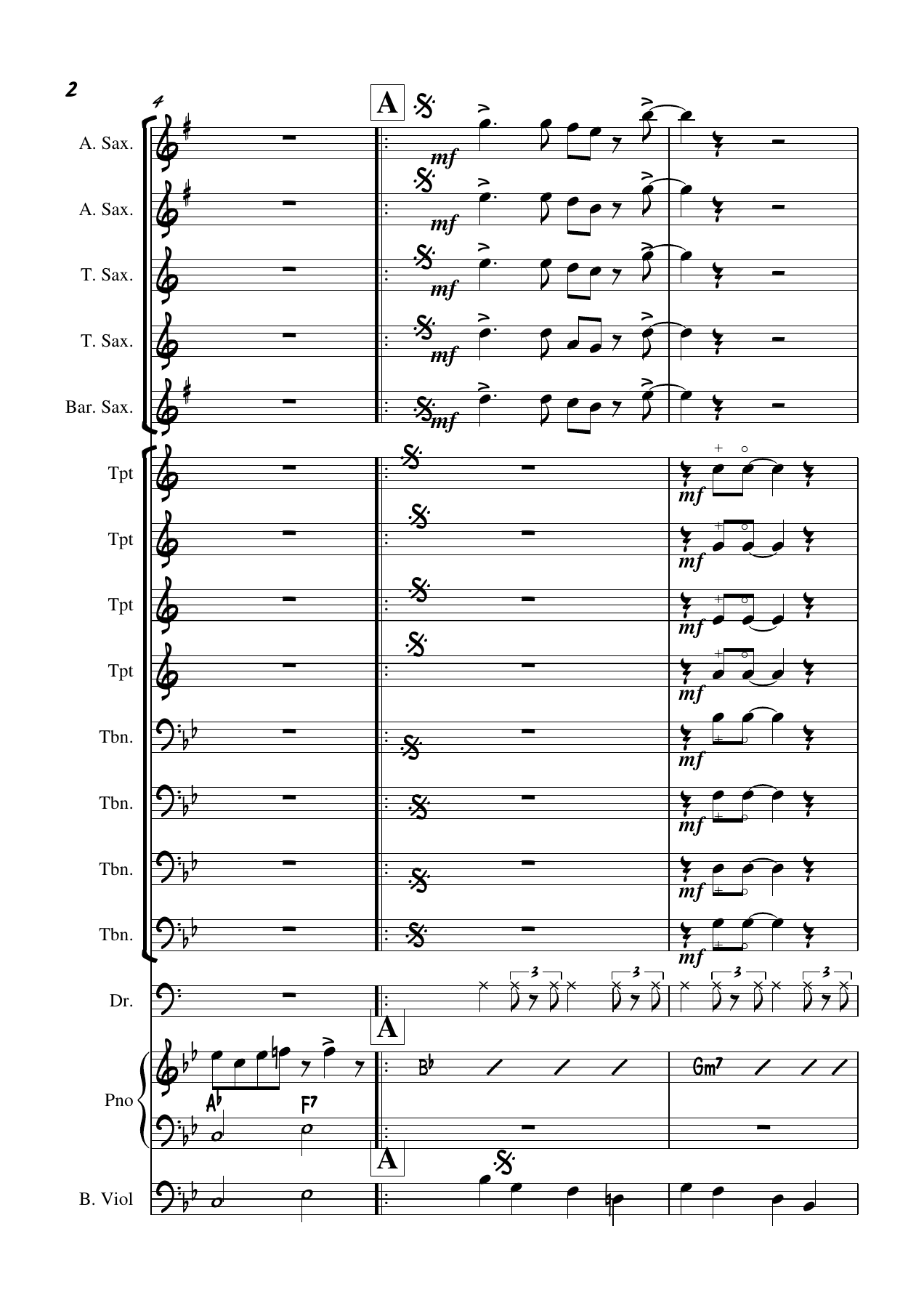 Doggin Around (M.Green) C.Basie — page 2