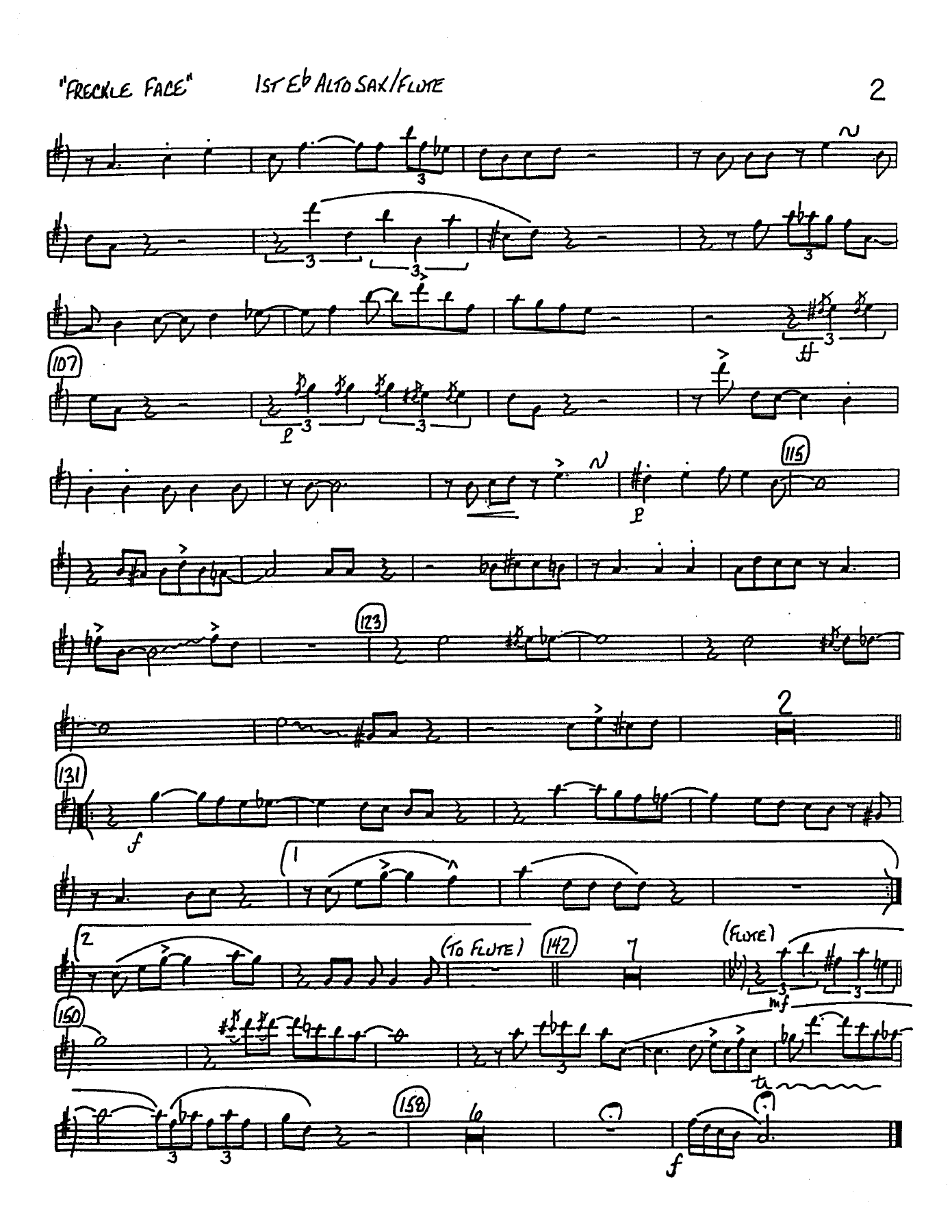 Freckle Face (S.Nestico) C.Basie — page 2