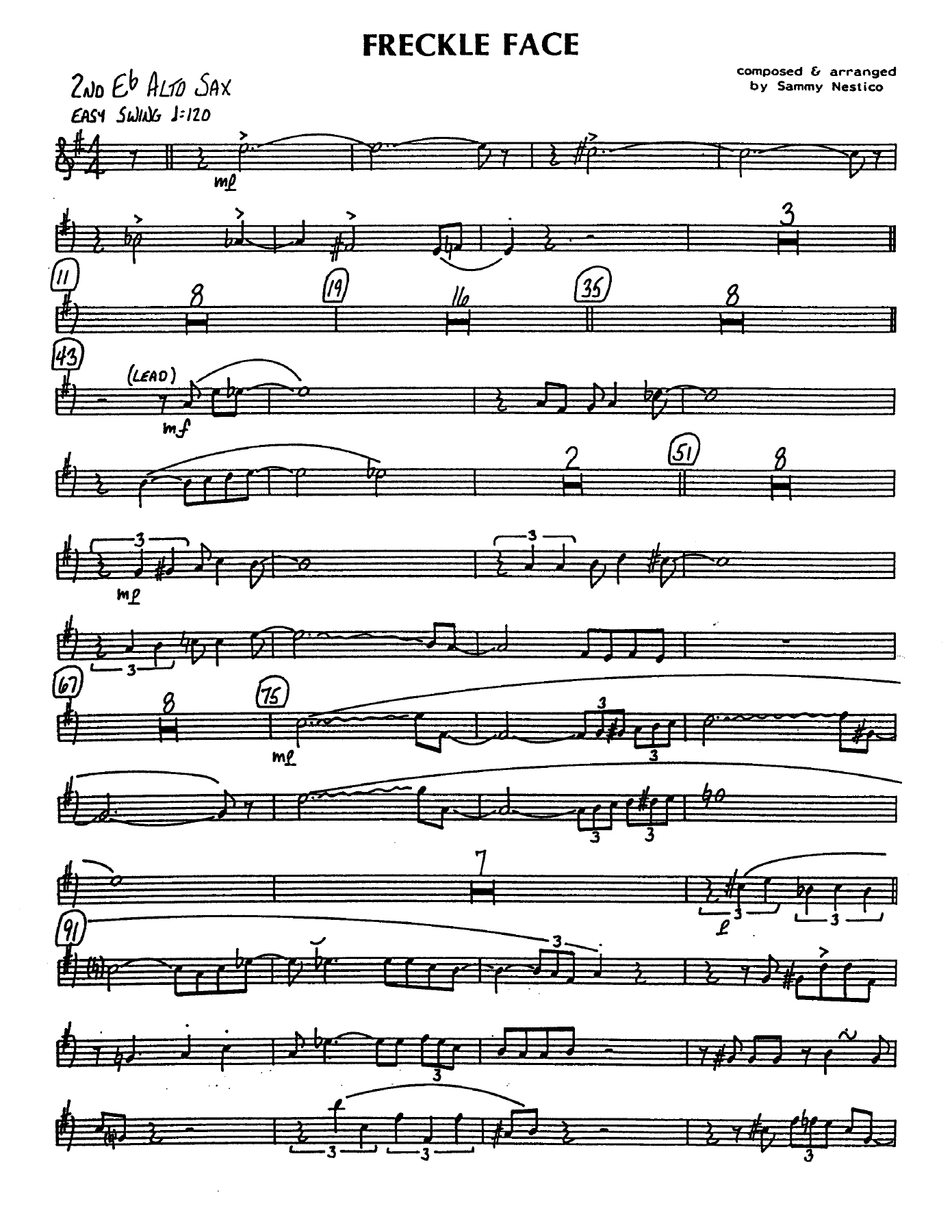 Freckle Face (S.Nestico) C.Basie — page 3