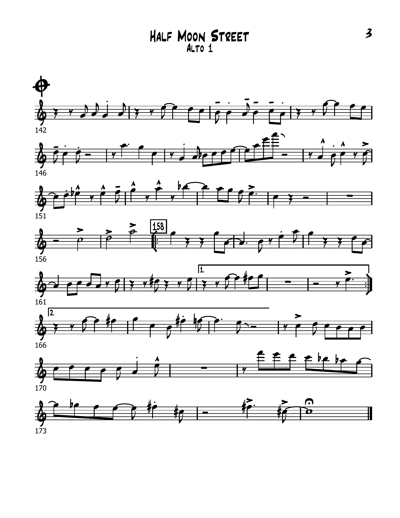 Half Moon Street (F.Wess) C.Basie — page 3