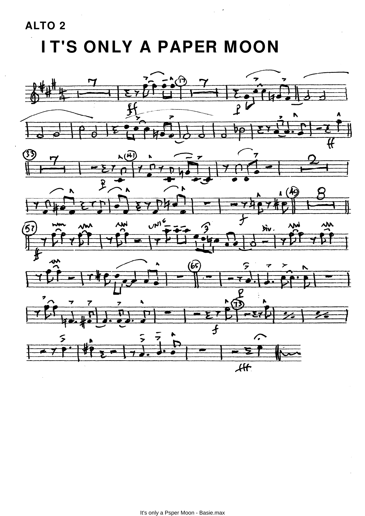 It's Only A Paper Moon — page 2