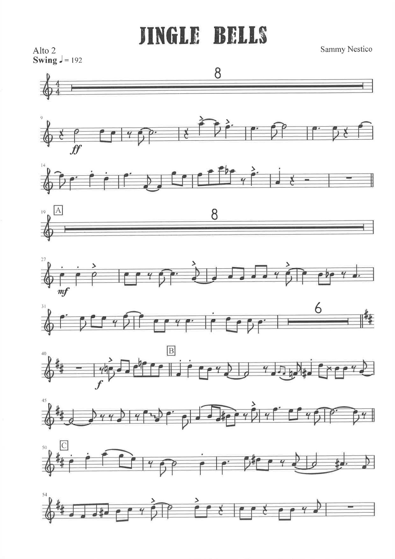 Jingle Bells (S.Nestico) C.Basie — page 3