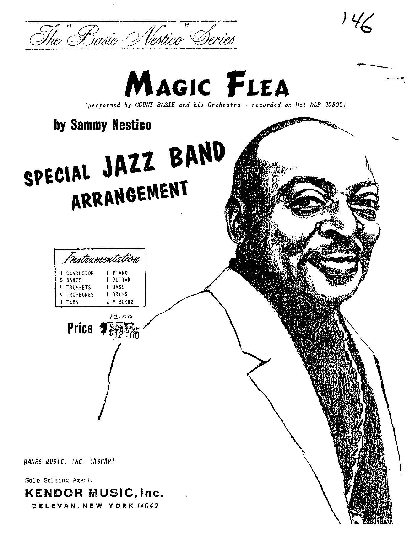 Magic Flea (S.Nestico) C.Basie — Big Band sheet music arranged by Count Basie | Jazz Standard
