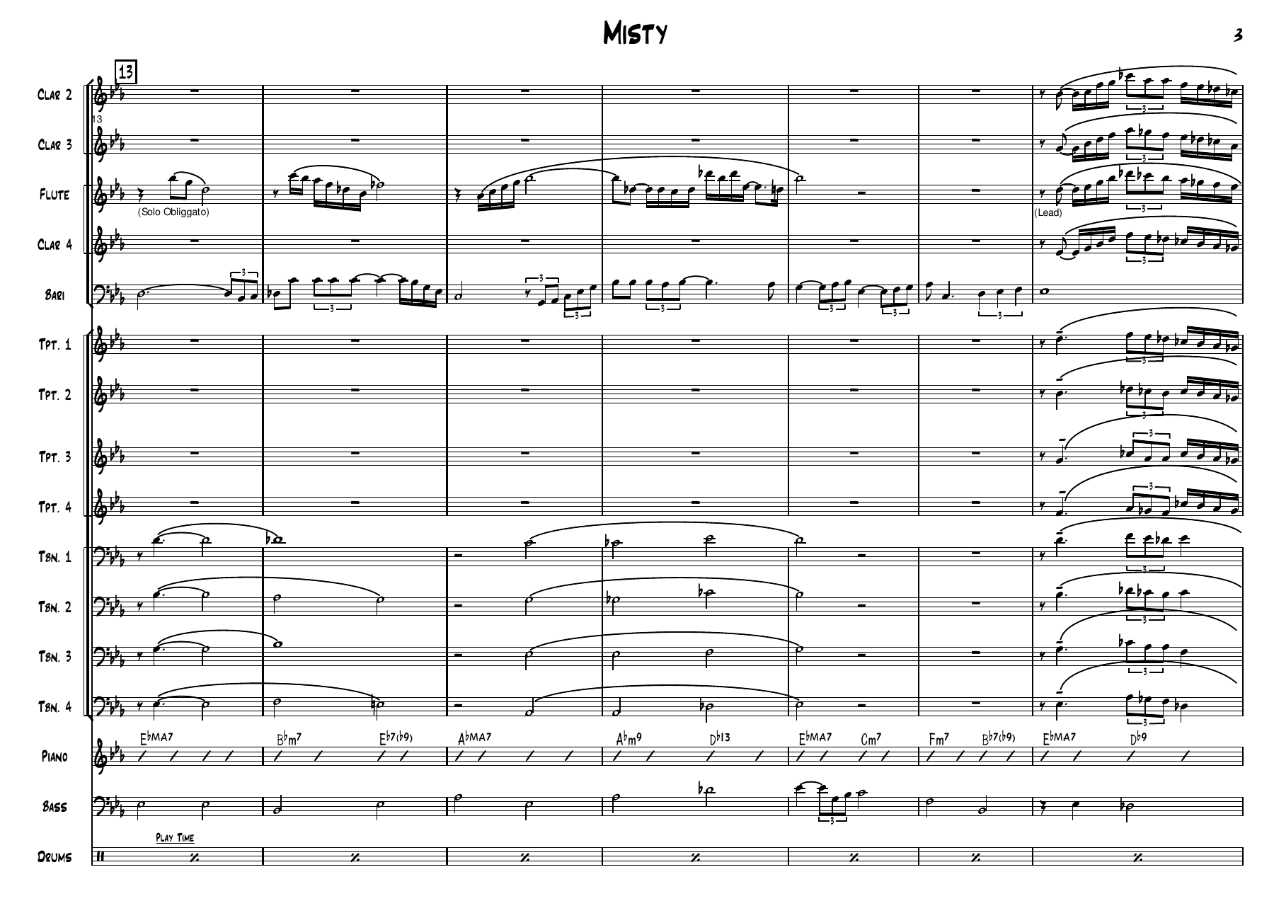 Misty (F.Foster) C.Basie Bar.sax — page 3