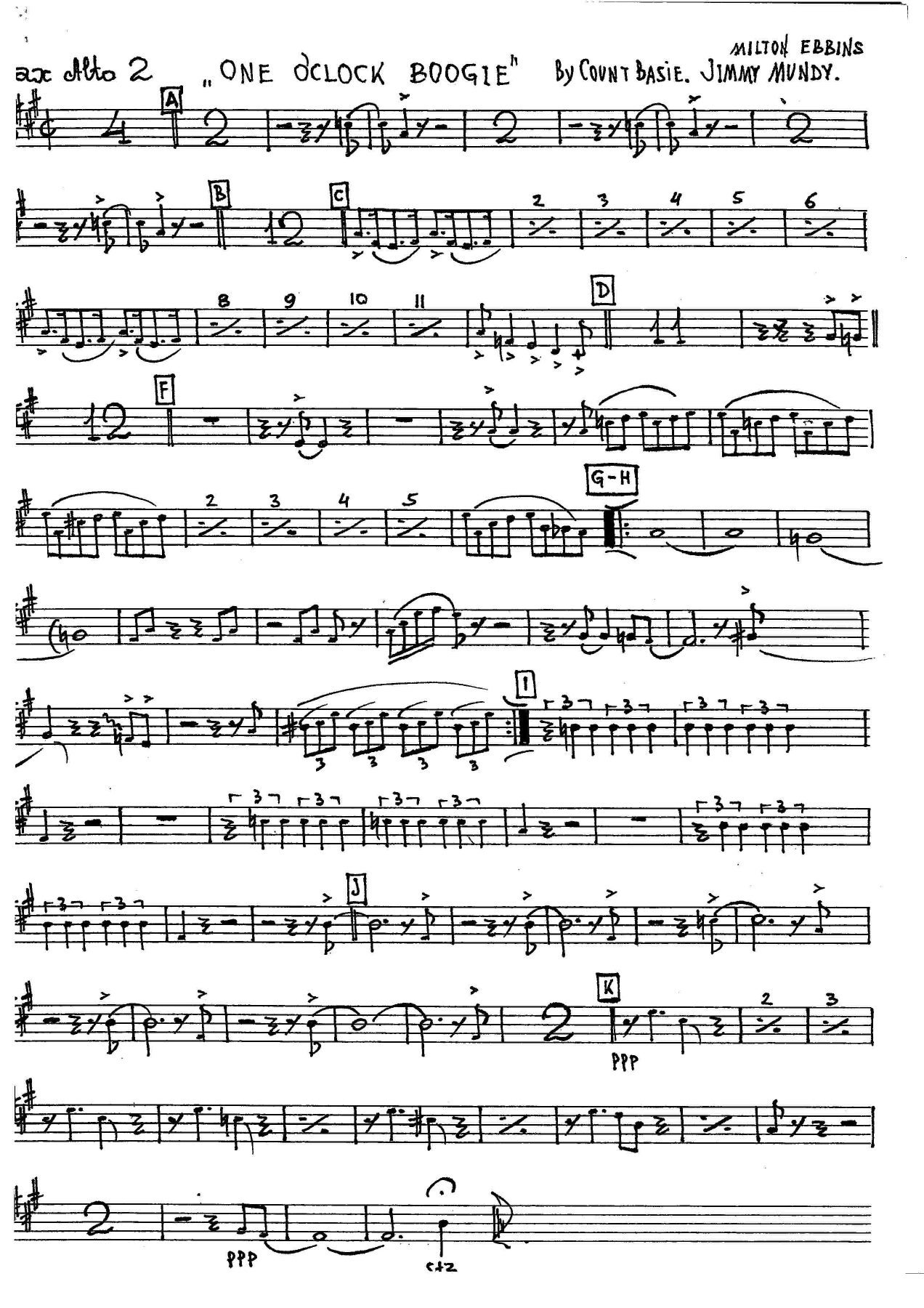 One O'Clock Boogie — page 2