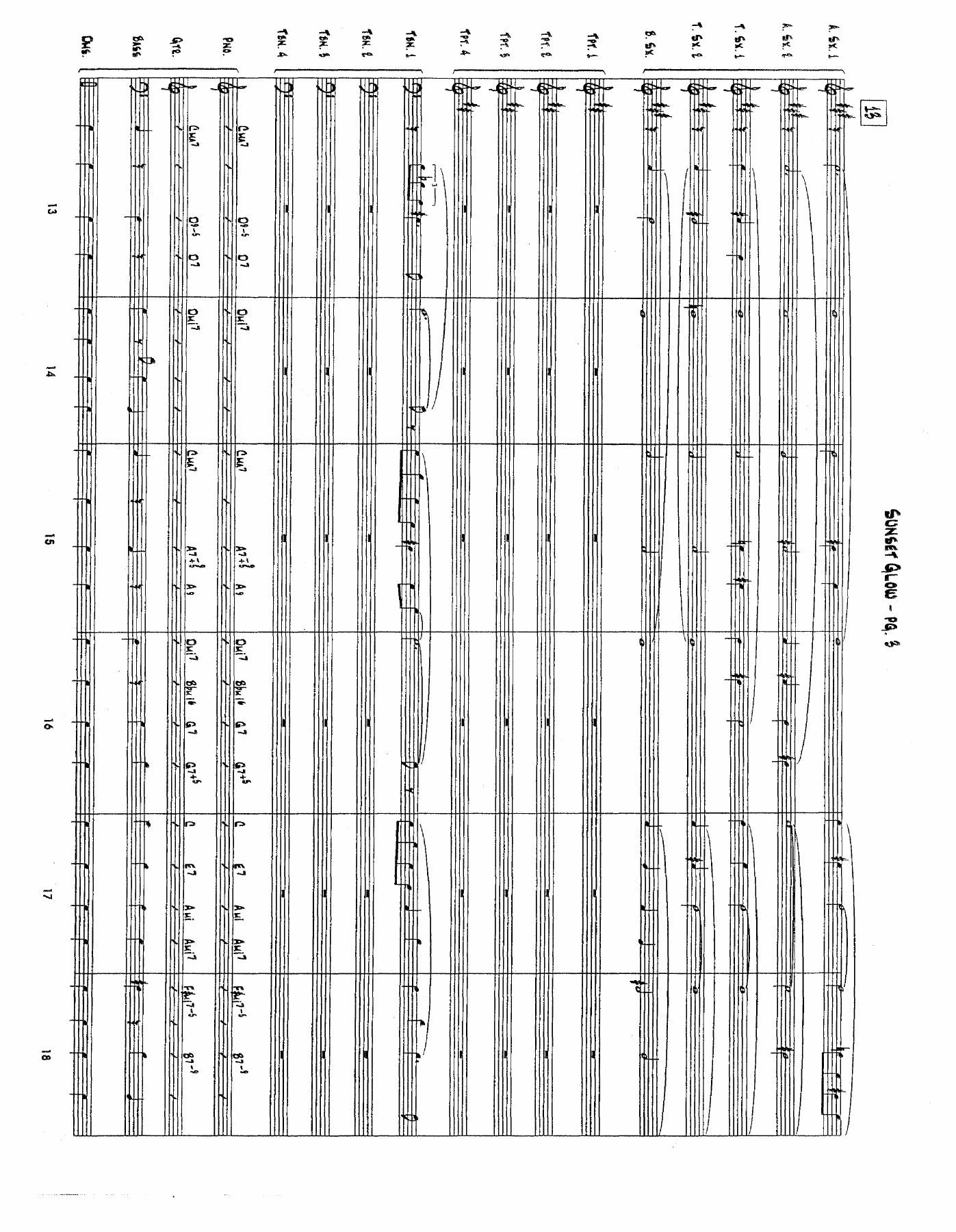 Sunset Glow (B.Carter) C.Basie. MP3 — page 3
