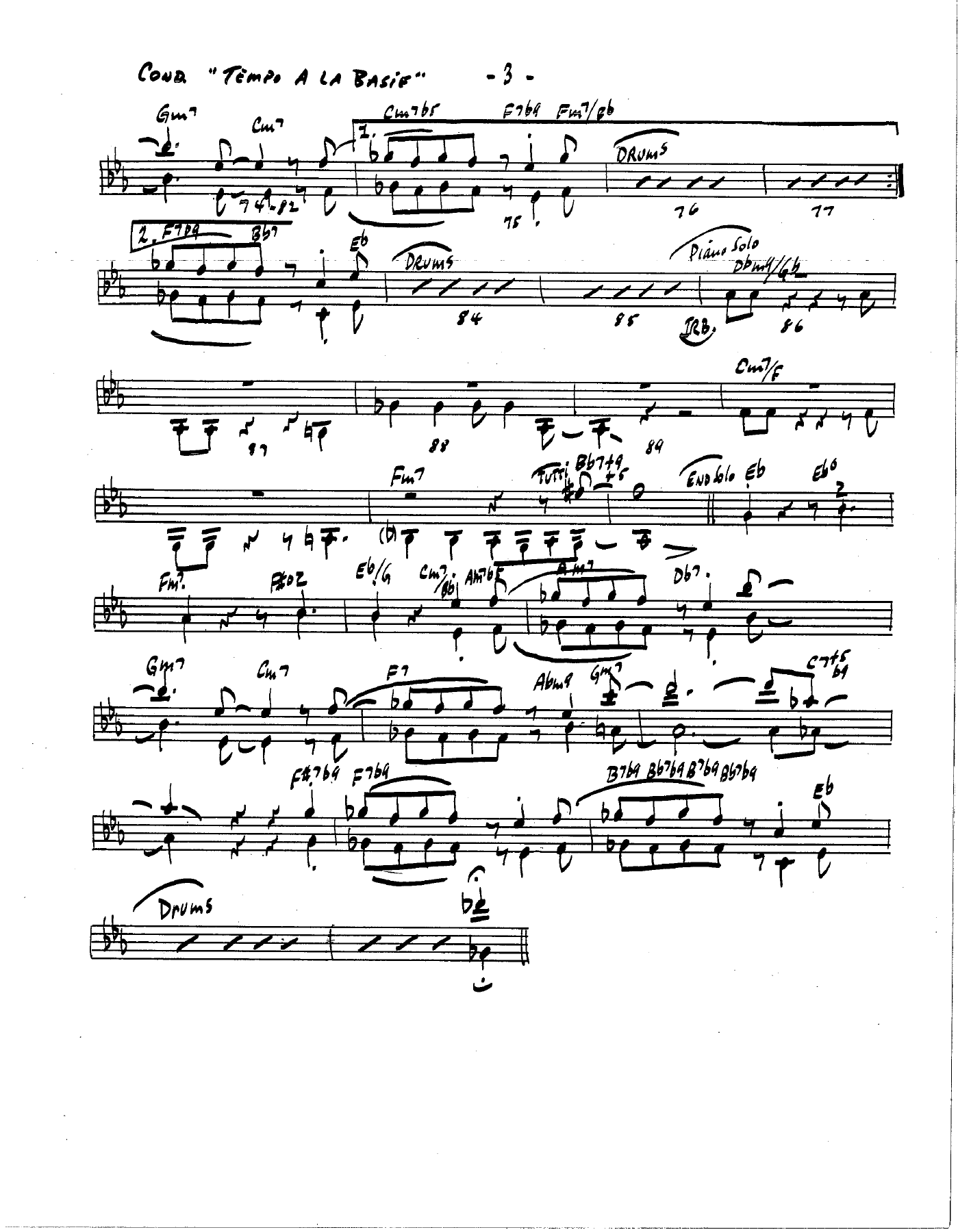 Tempo A La Basie — page 3