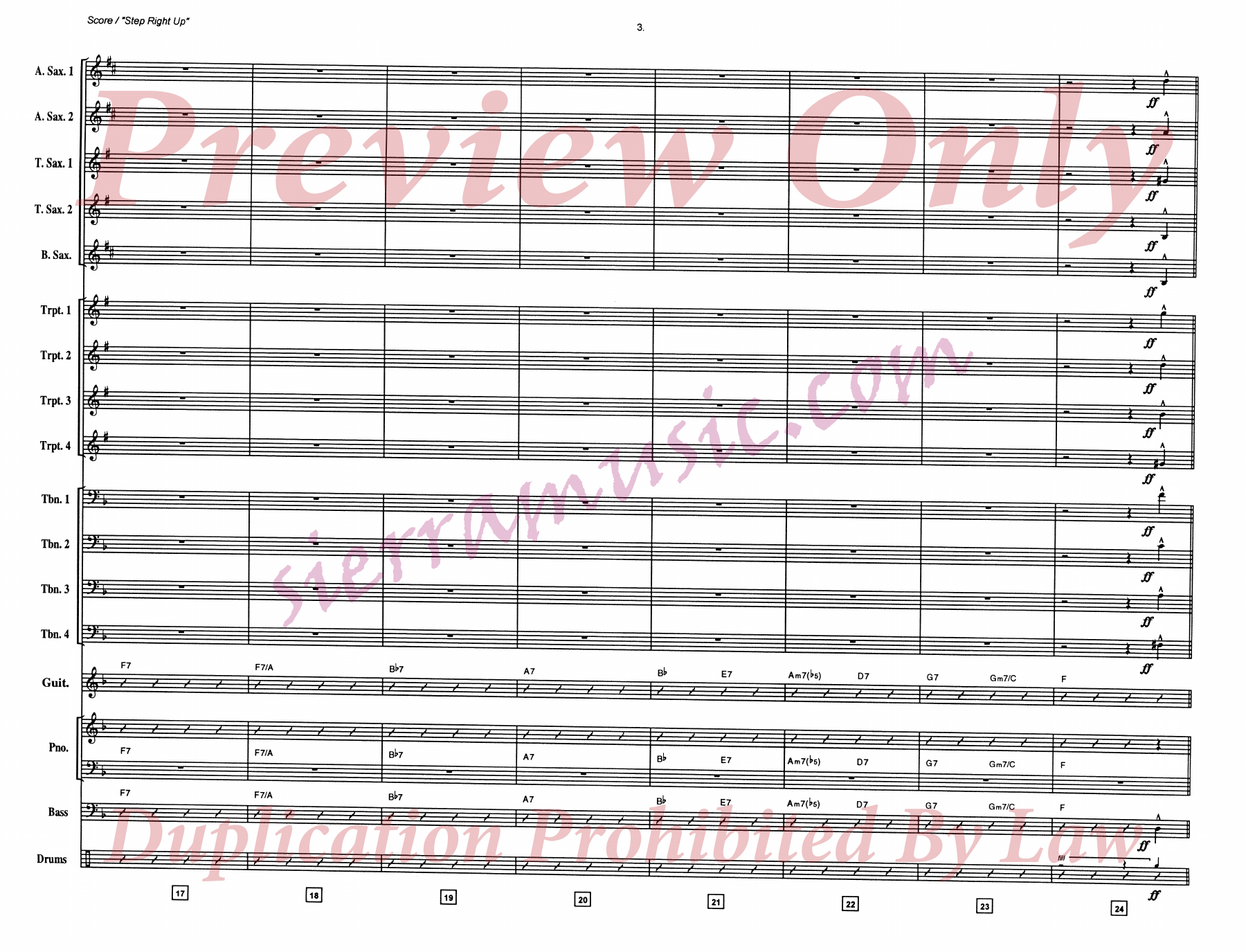 Step Right Up (O.Nelson) C.Basie — page 3