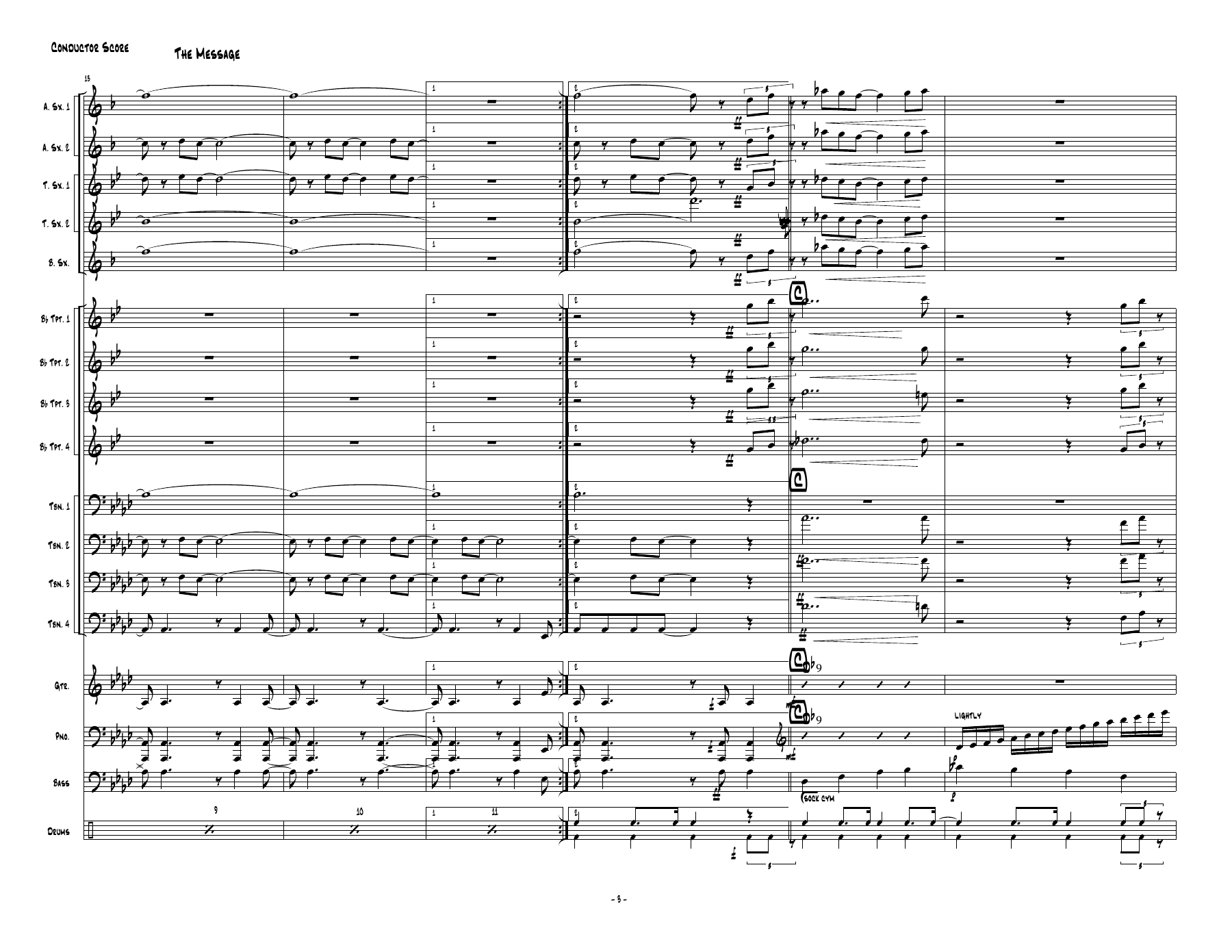 The Message (U.Green) C.Basie — page 3