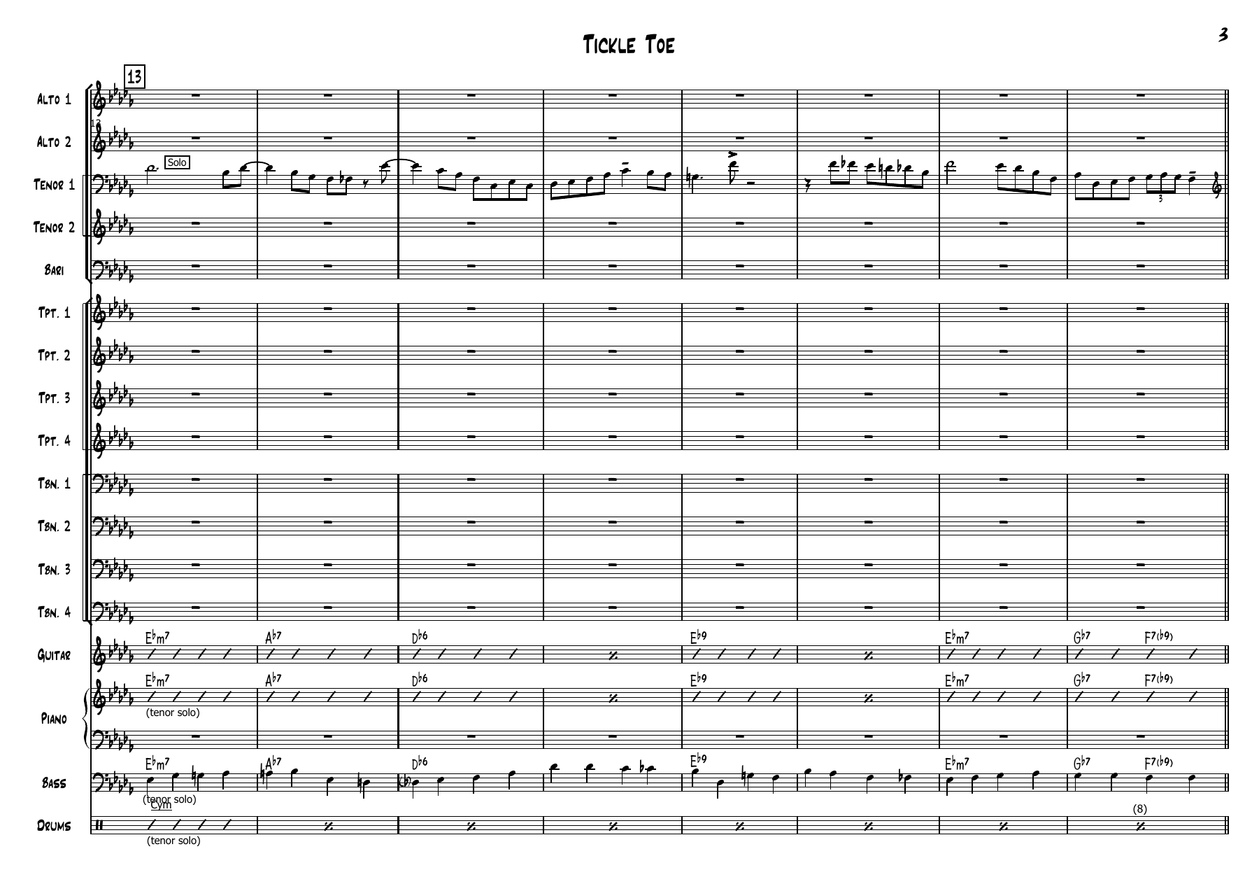 Tickle Toe (F.Foster) C.Basie MP3 — page 3