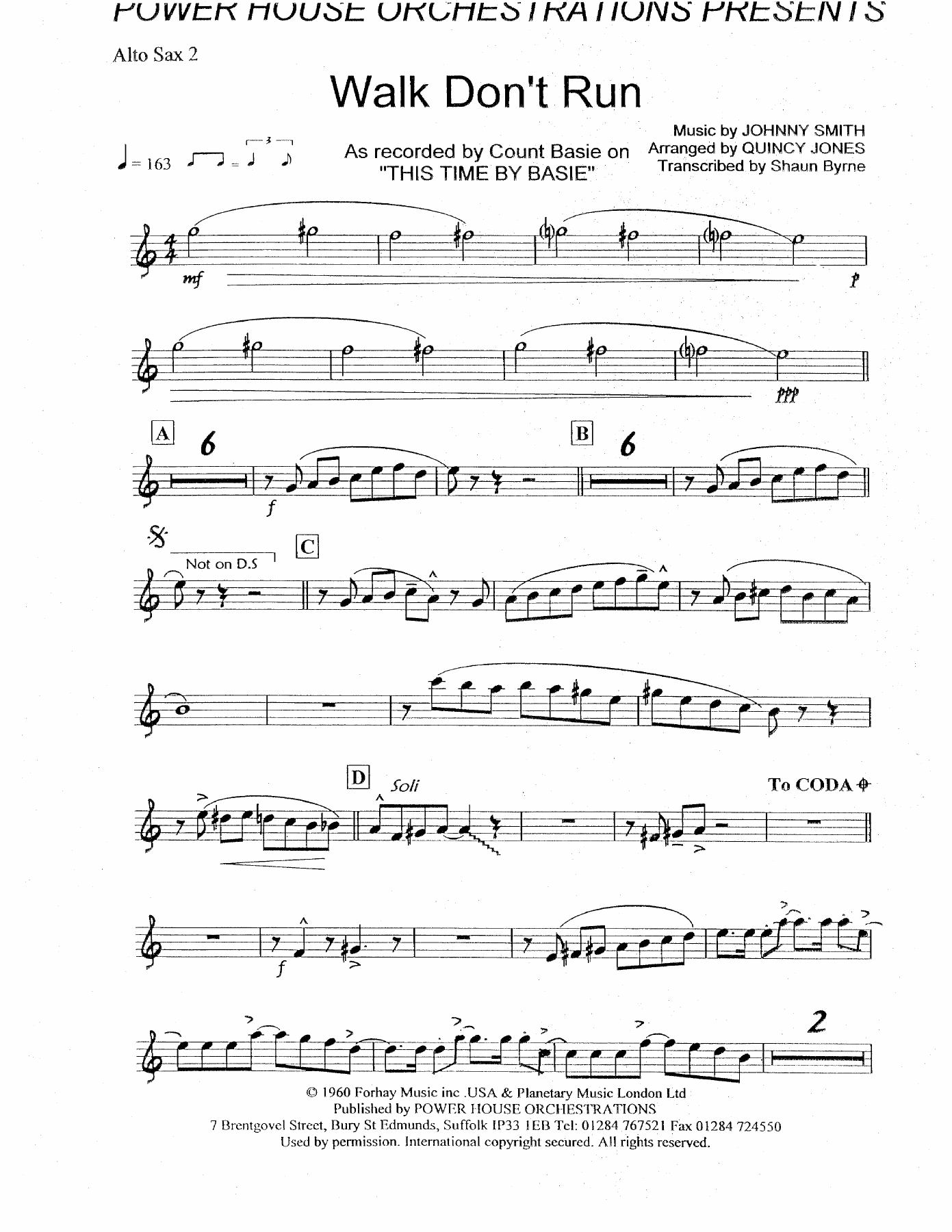 Walk Don't Run (Q.Jones) C.Basie — page 3