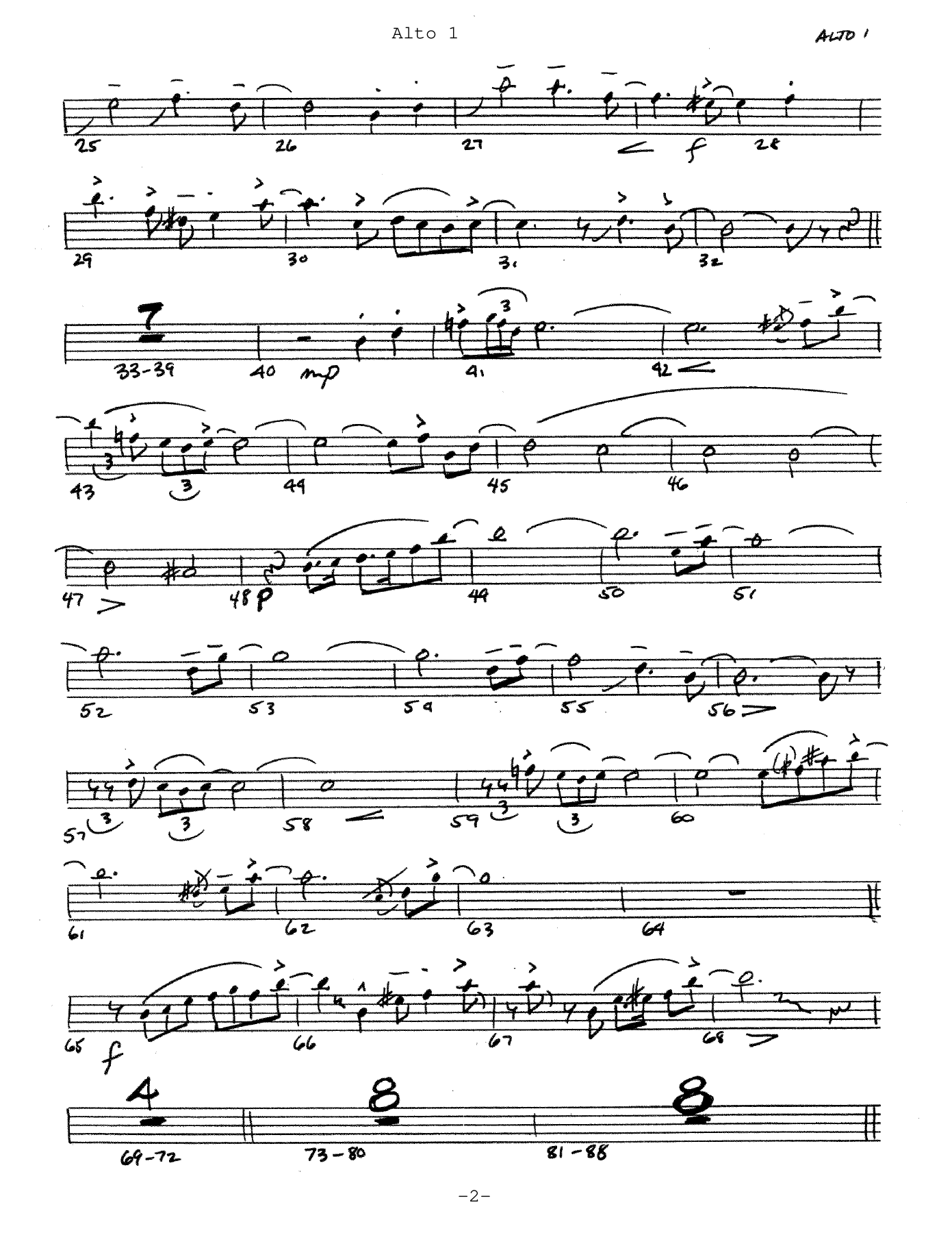 Walkin' Proud (A.Ferguson) C.Basie — page 2