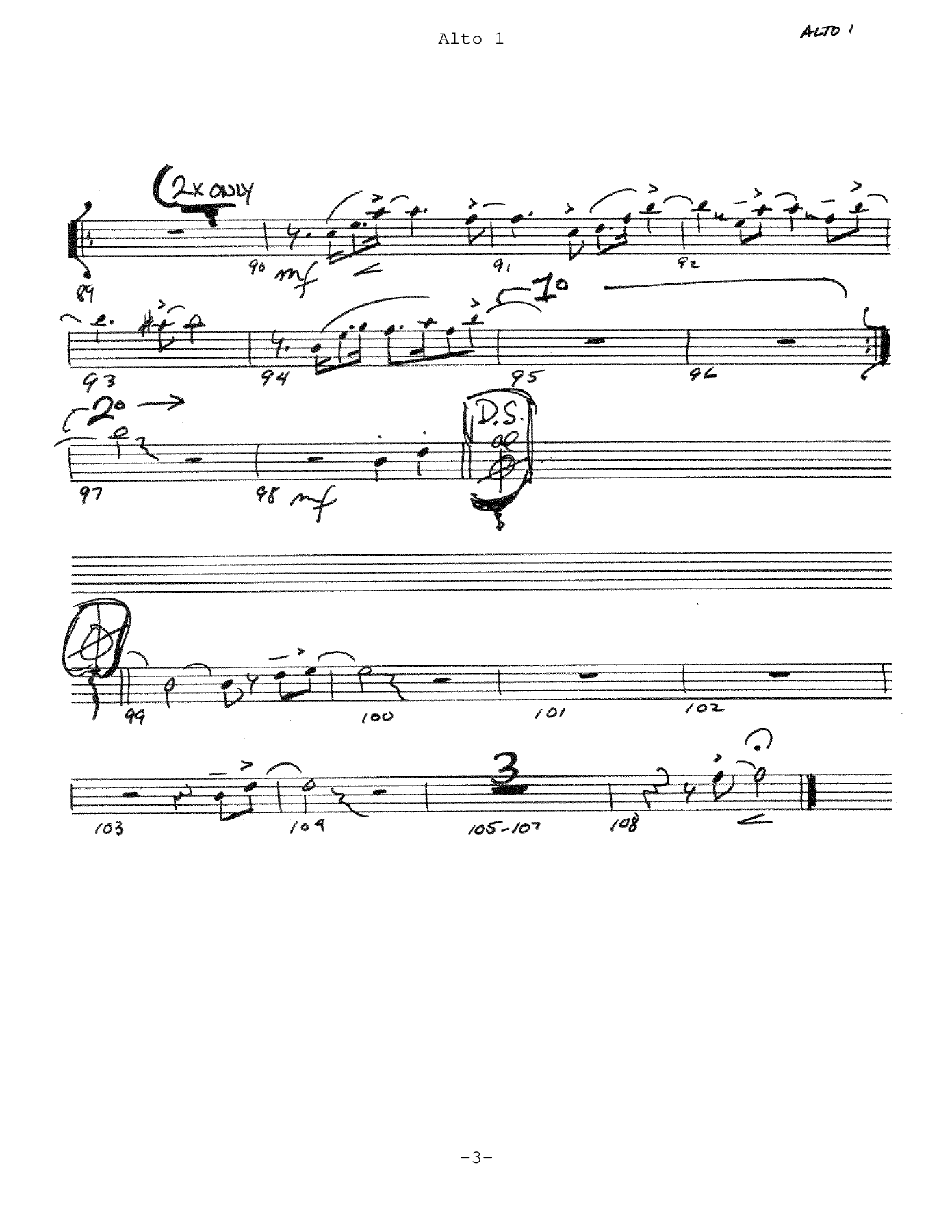 Walkin' Proud (A.Ferguson) C.Basie — page 3