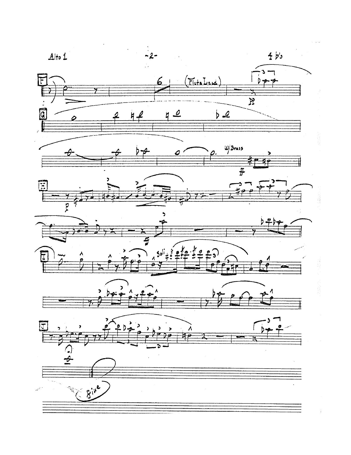 Wanderlust (B.Byers) C.Basie — page 2