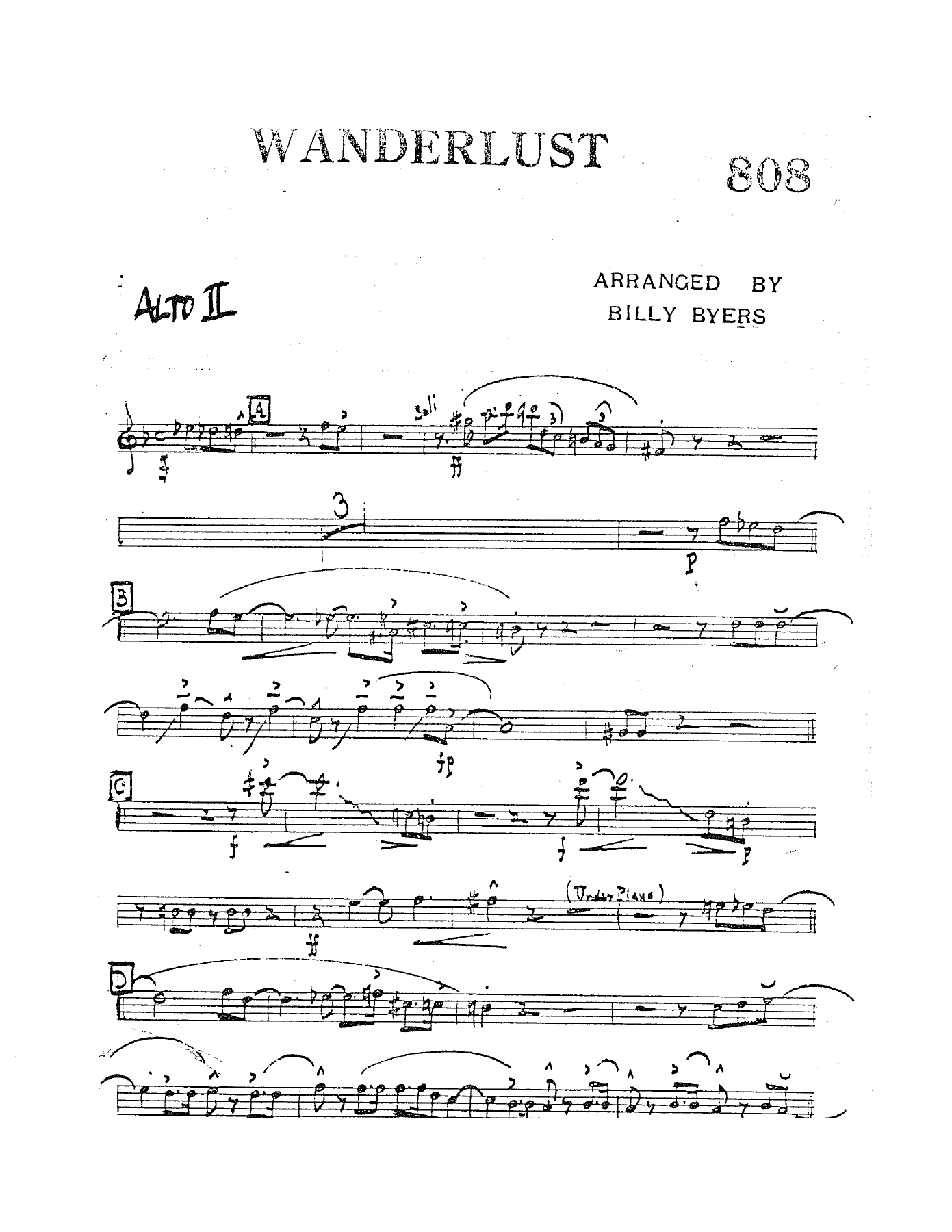 Wanderlust (B.Byers) C.Basie — page 3