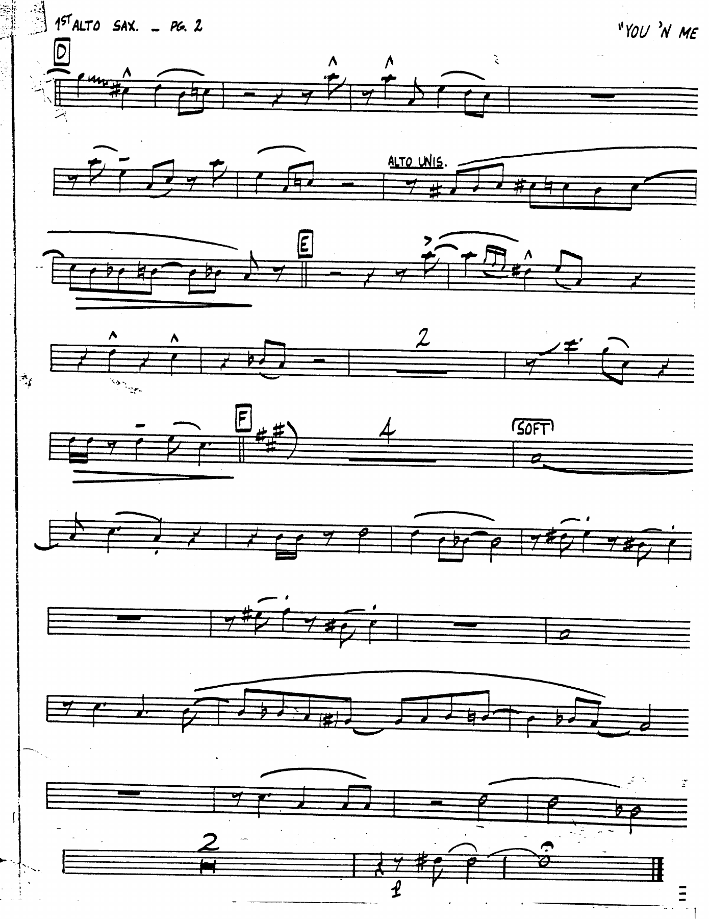You 'N Me (S.Nestico) C.Basie — page 2