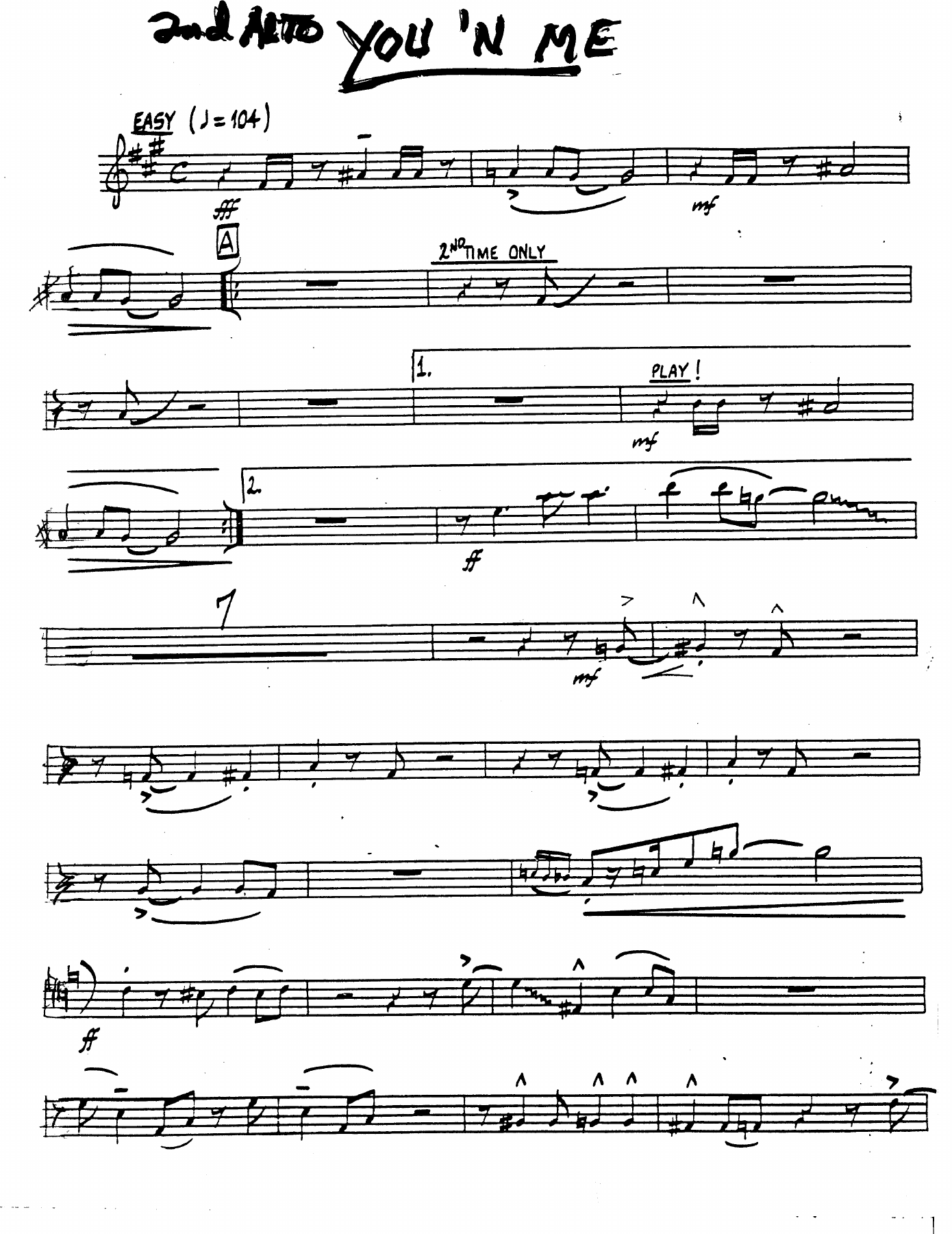 You 'N Me (S.Nestico) C.Basie — page 3