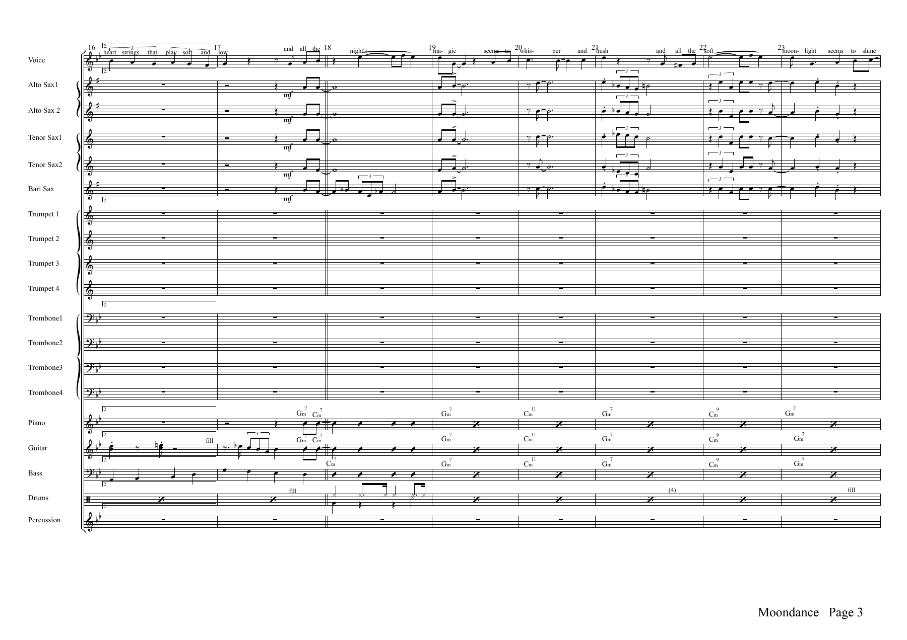 Moondance (Deryl McKenzie) M.Buble -Vocal — page 3
