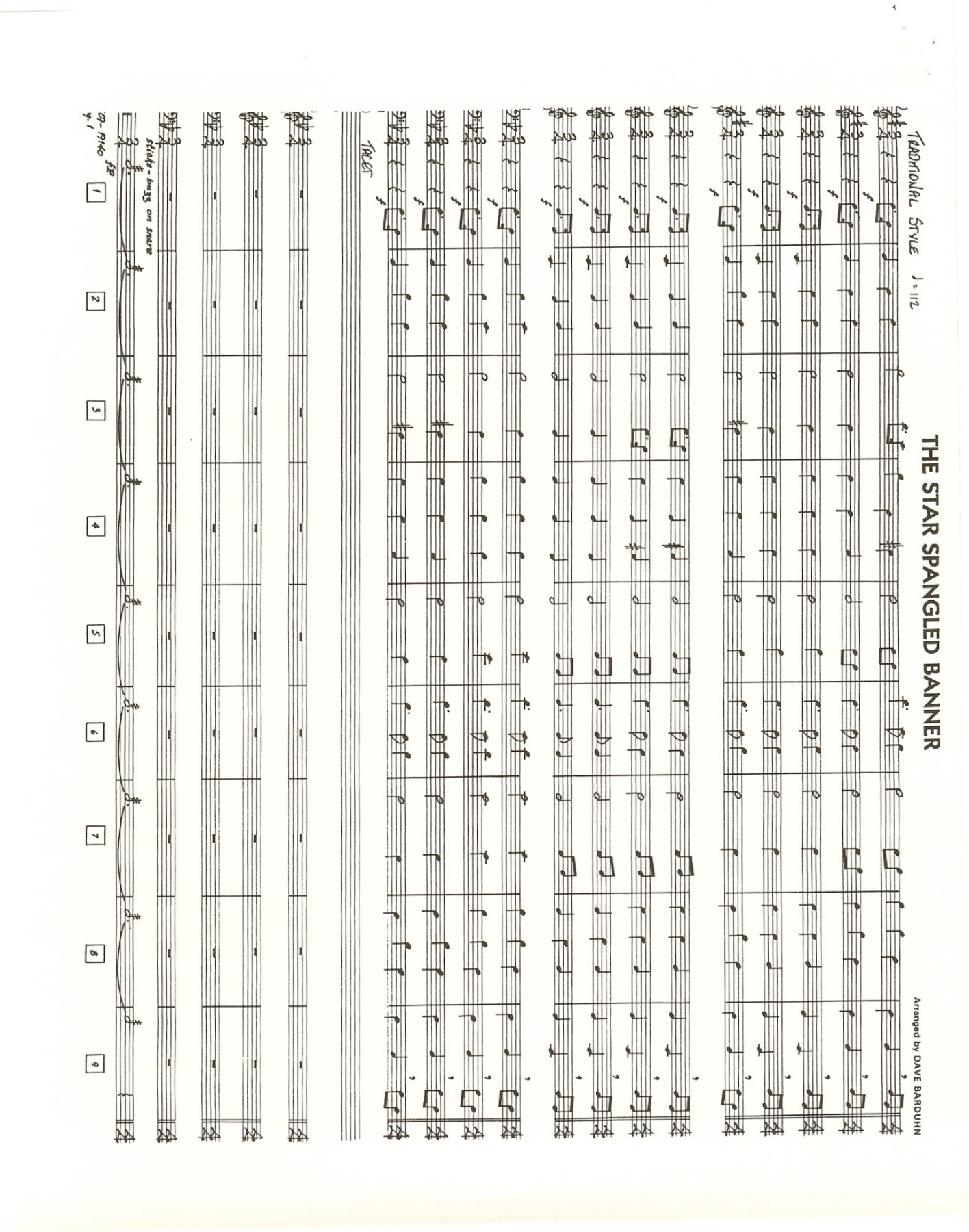 The Star Spangled Banner — sheet music cover (first page)