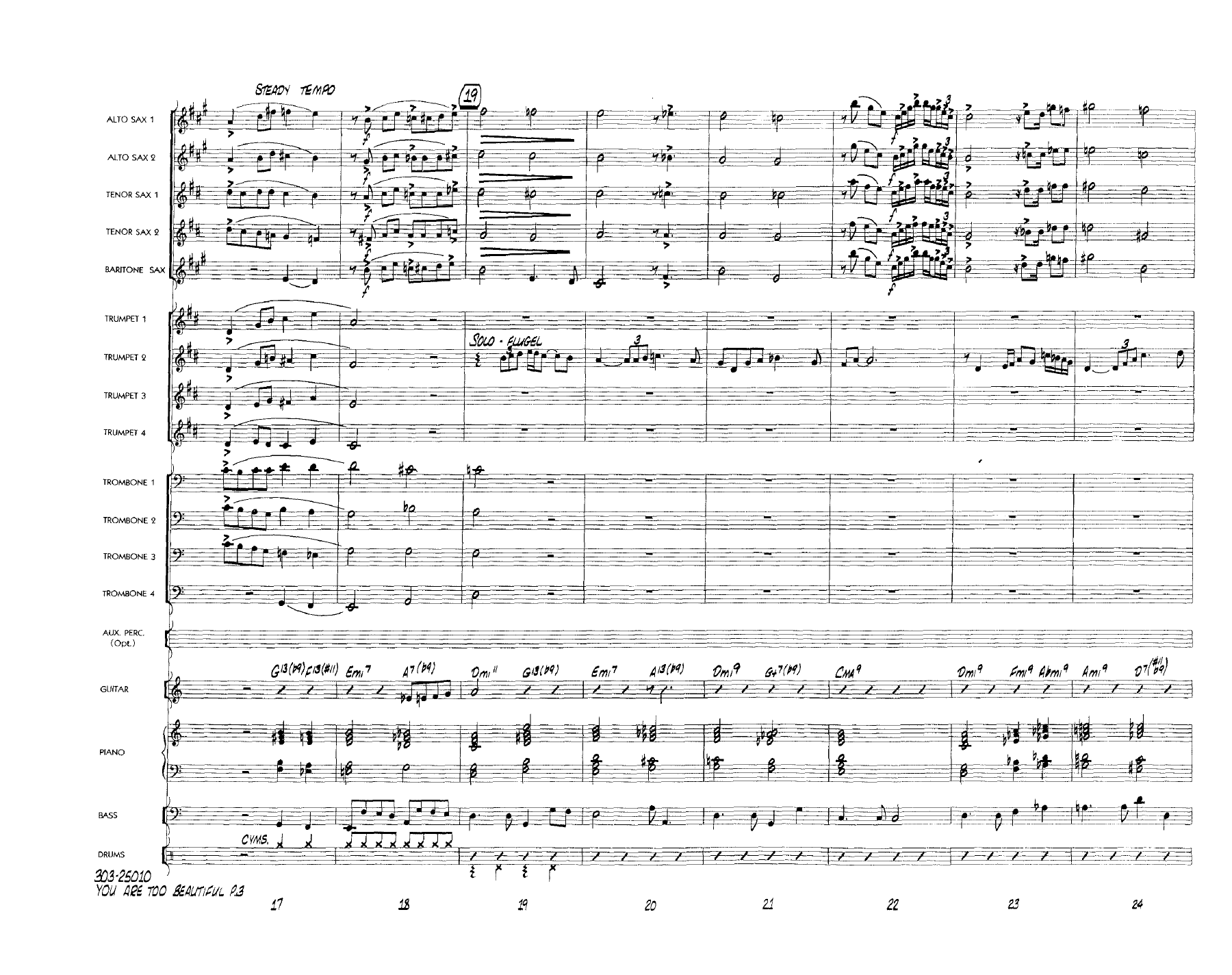 You Are Too Beautiful (D.Barduhn) Ballad — page 3