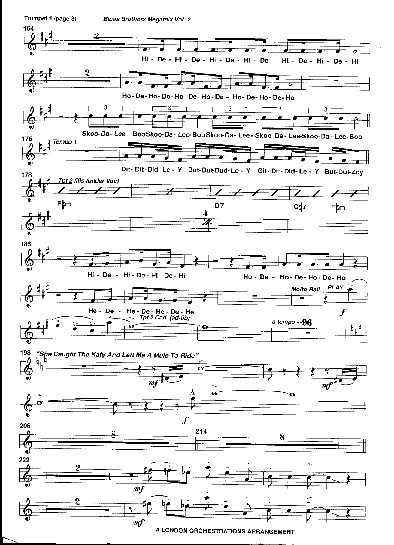 Blues Brothers Megamix (D.Tanner) vol.2 — page 3