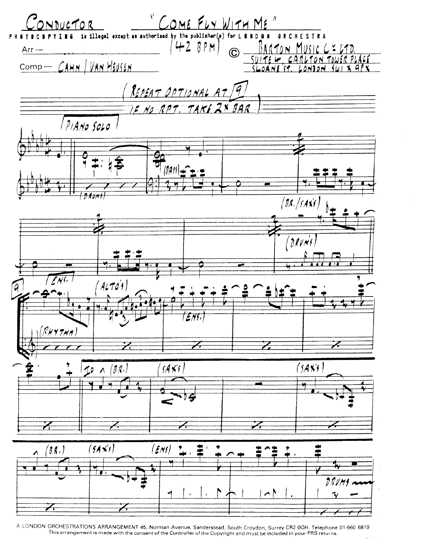 Come Fly With Me (D.Tanner) F.Sinatra — page 2