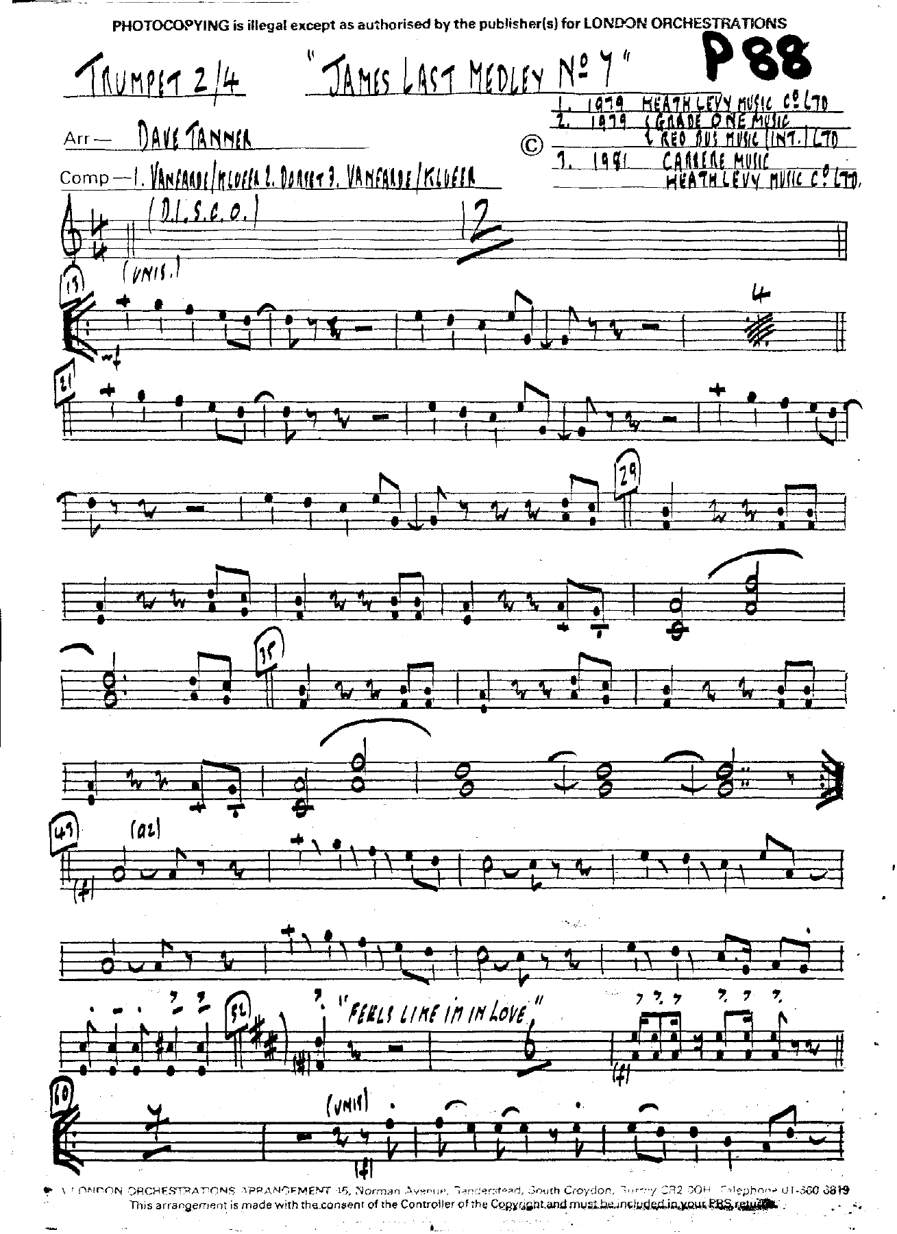 James Last Medley No 7 — page 3