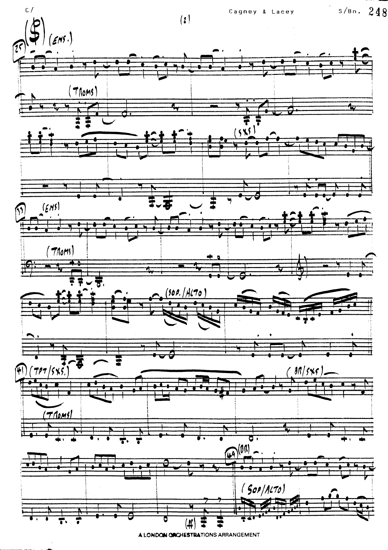Theme From Cagney And Lacey — page 2
