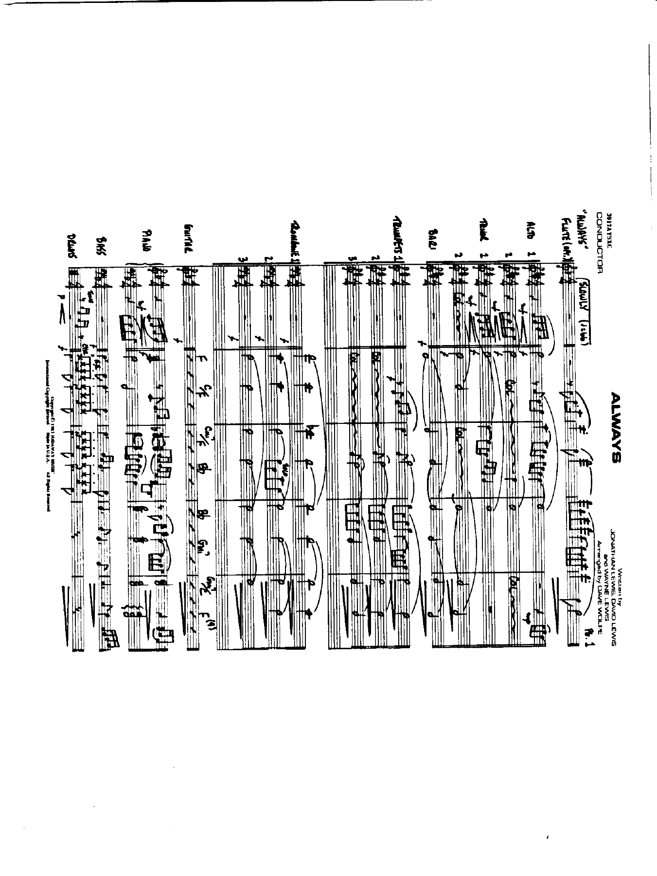 Always — sheet music cover (first page)