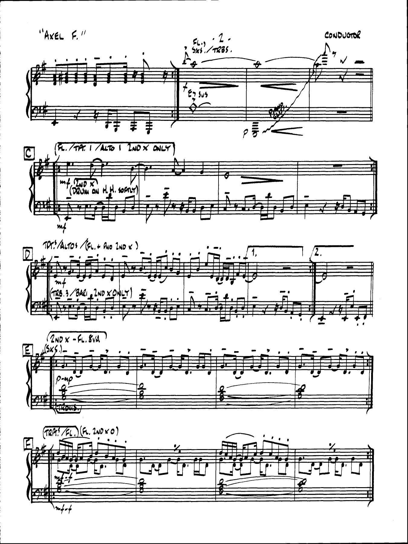 Axel F — page 2
