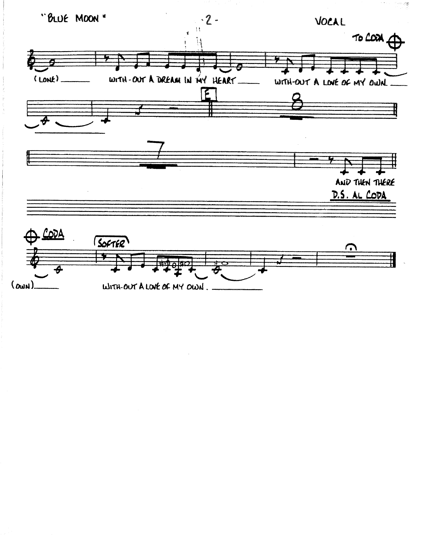 Blue Moon (D.Wolpe) MP3 Vocal — page 2