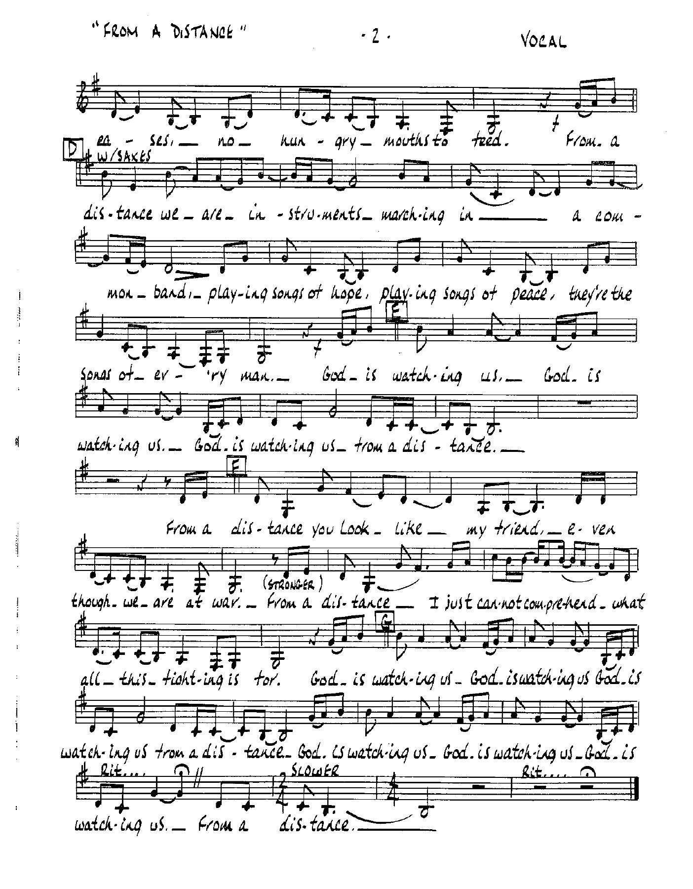From A Distance — page 2