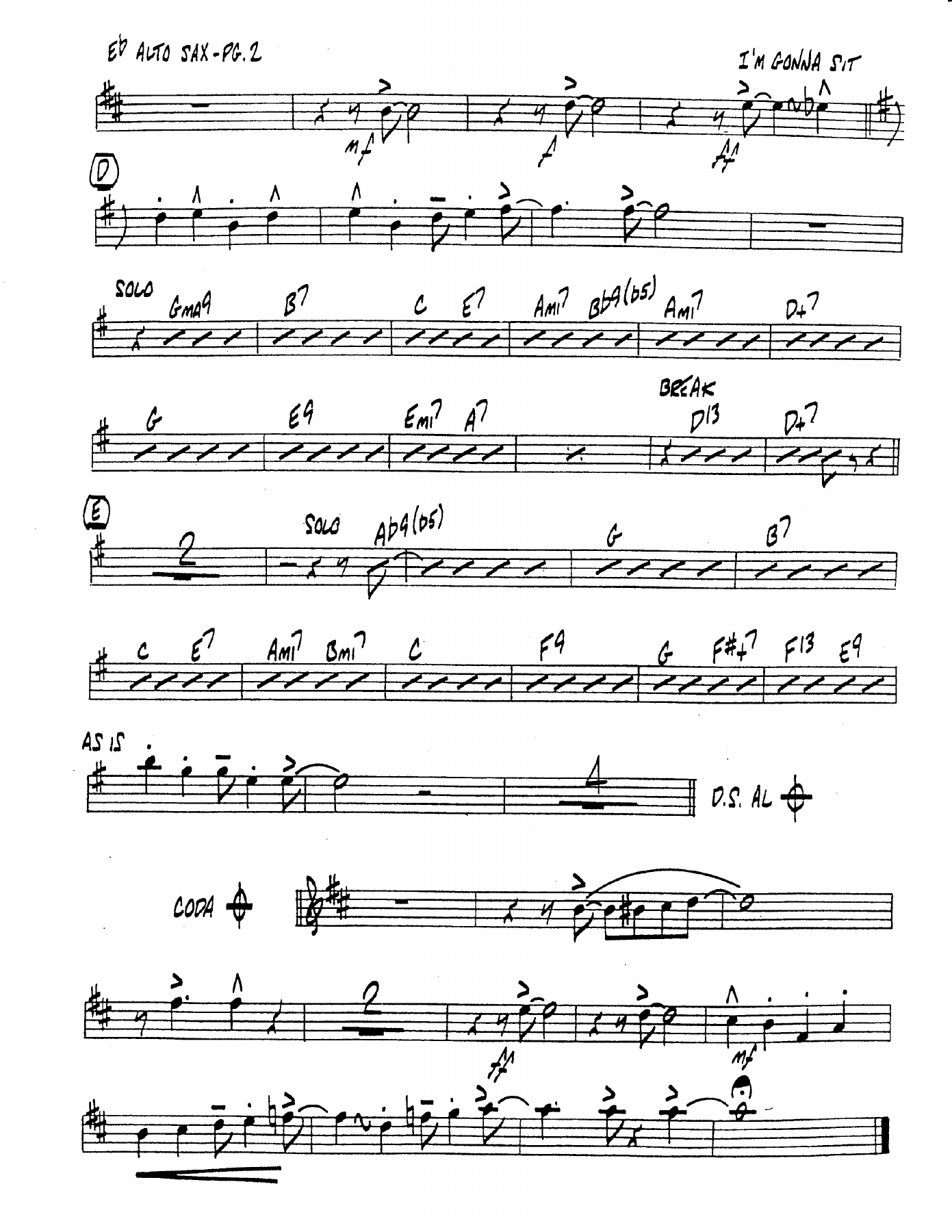 Gonna Sit Right Down And Write Myself — page 2