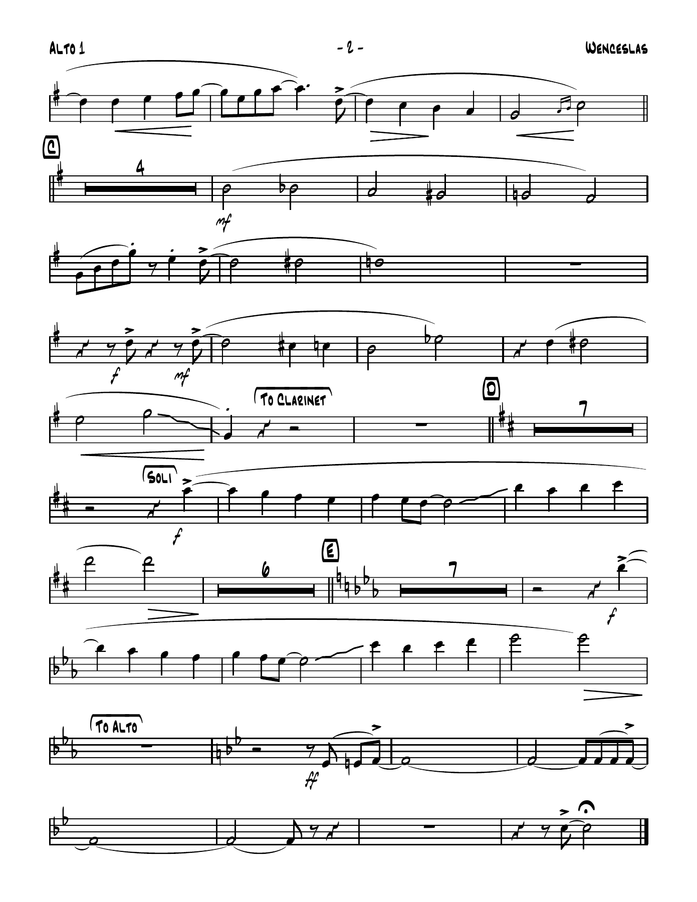 Good King Wenceslas — page 2