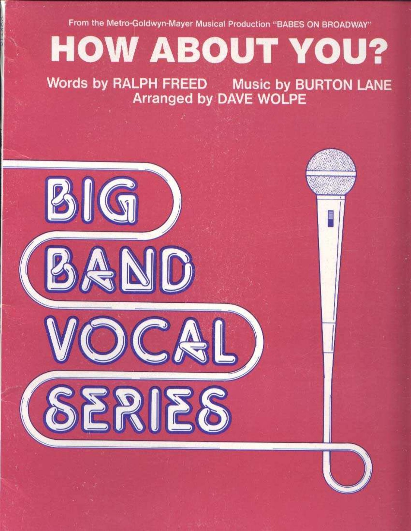 How About You — sheet music cover (first page)
